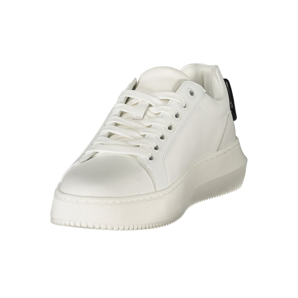 White Leather Women Sneaker