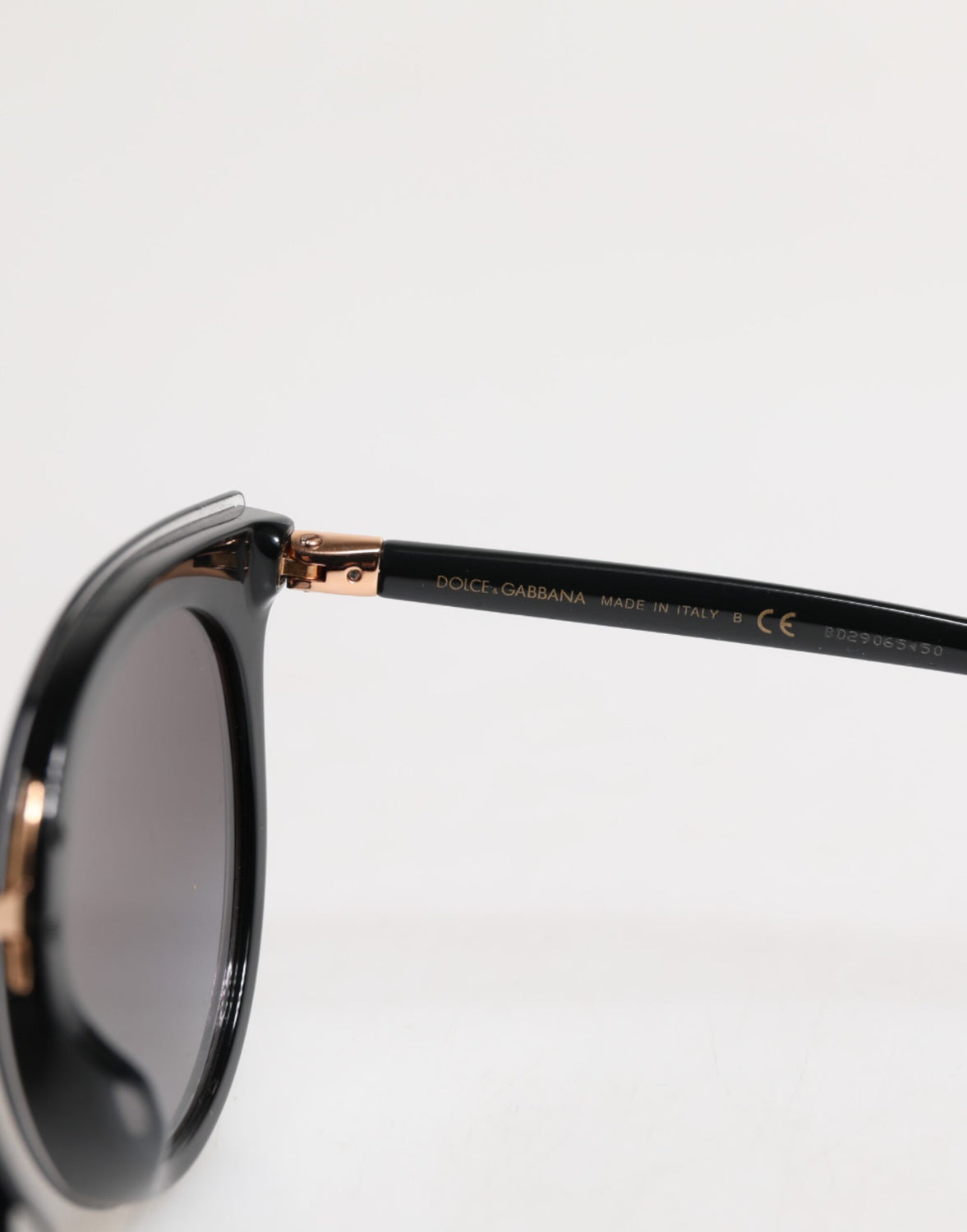 Black Transparent Trim Round DG4371-F Eyewear Sunglasses