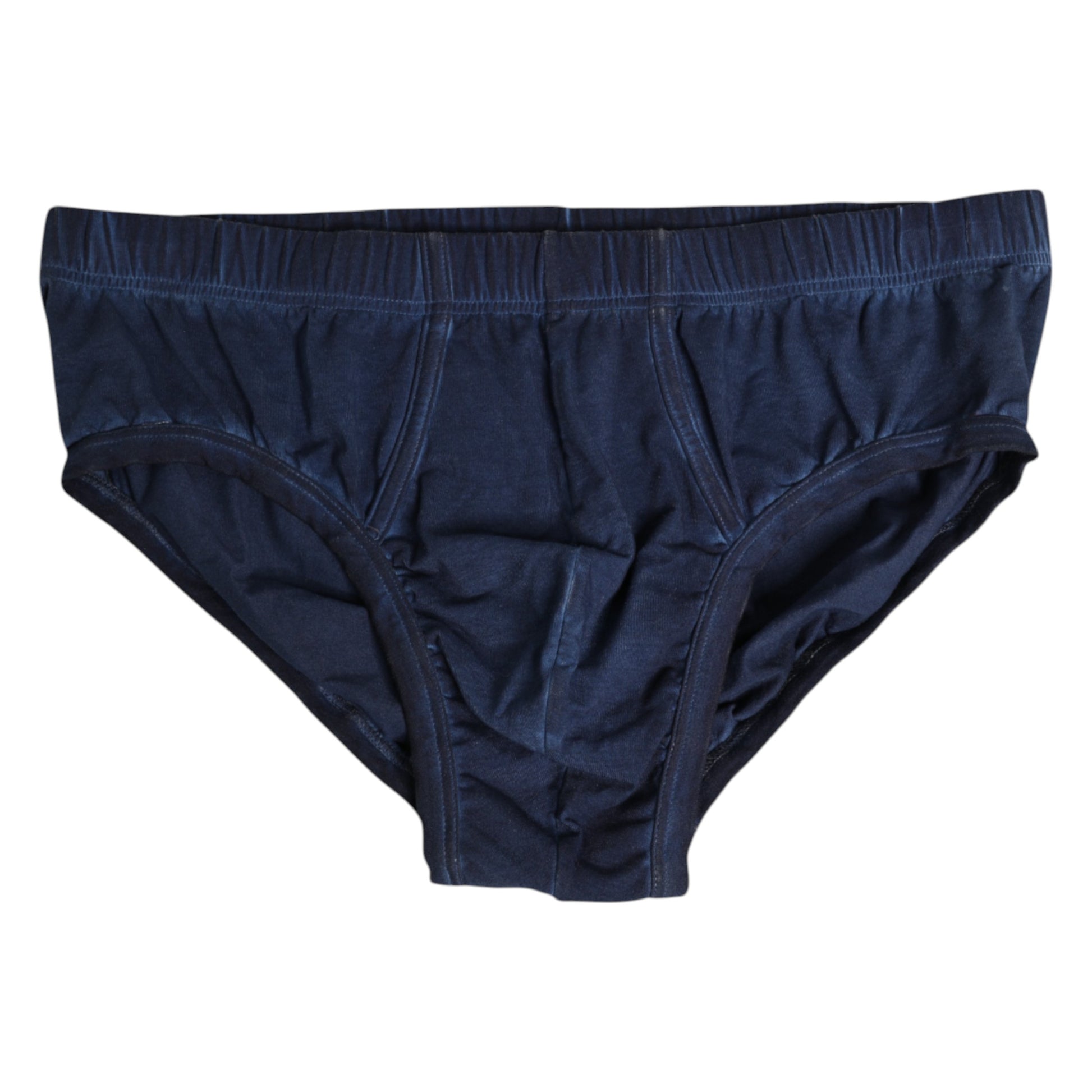 Blue Cotton Stretch Regular Men Brief Underwear