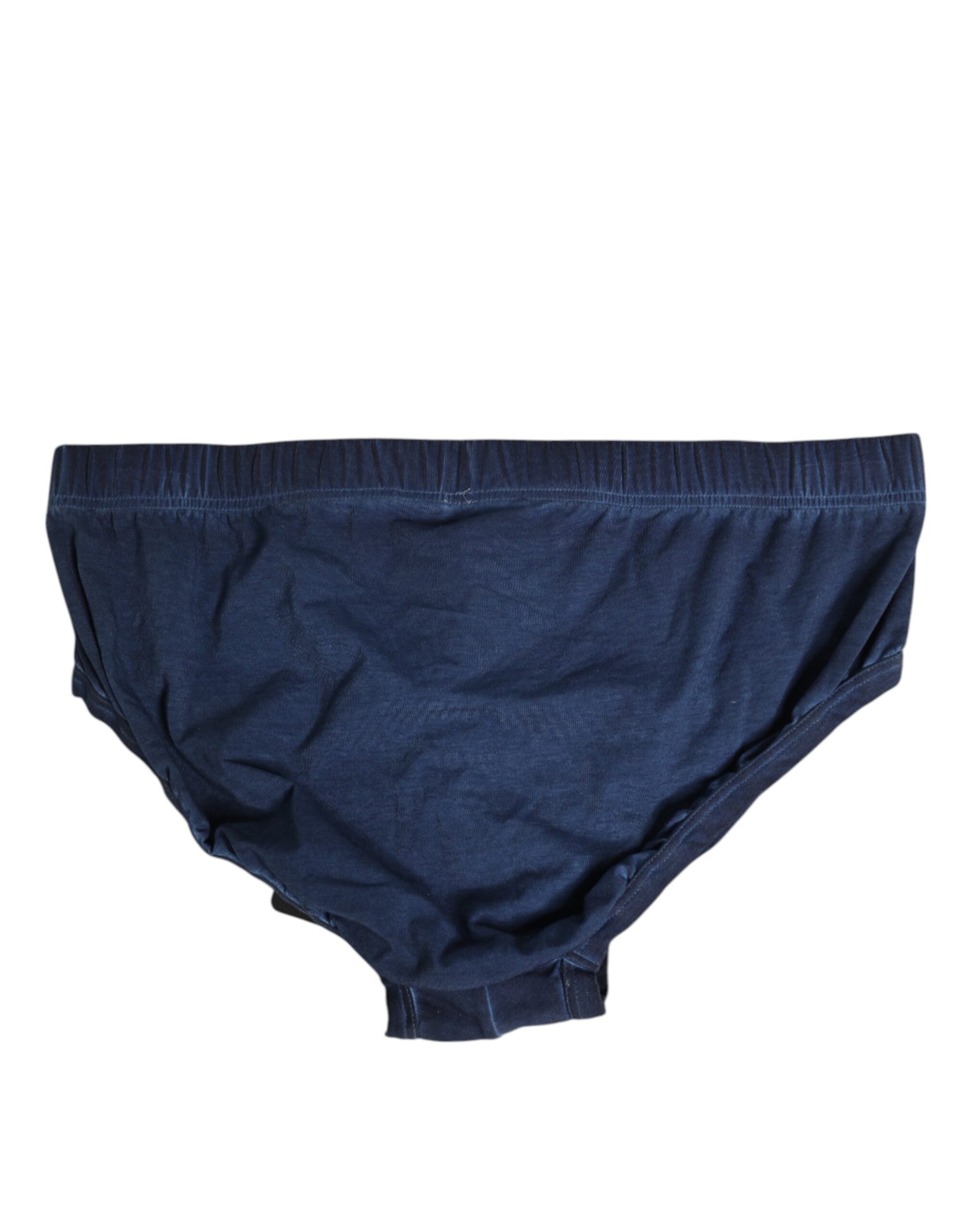 Blue Cotton Stretch Regular Men Brief Underwear