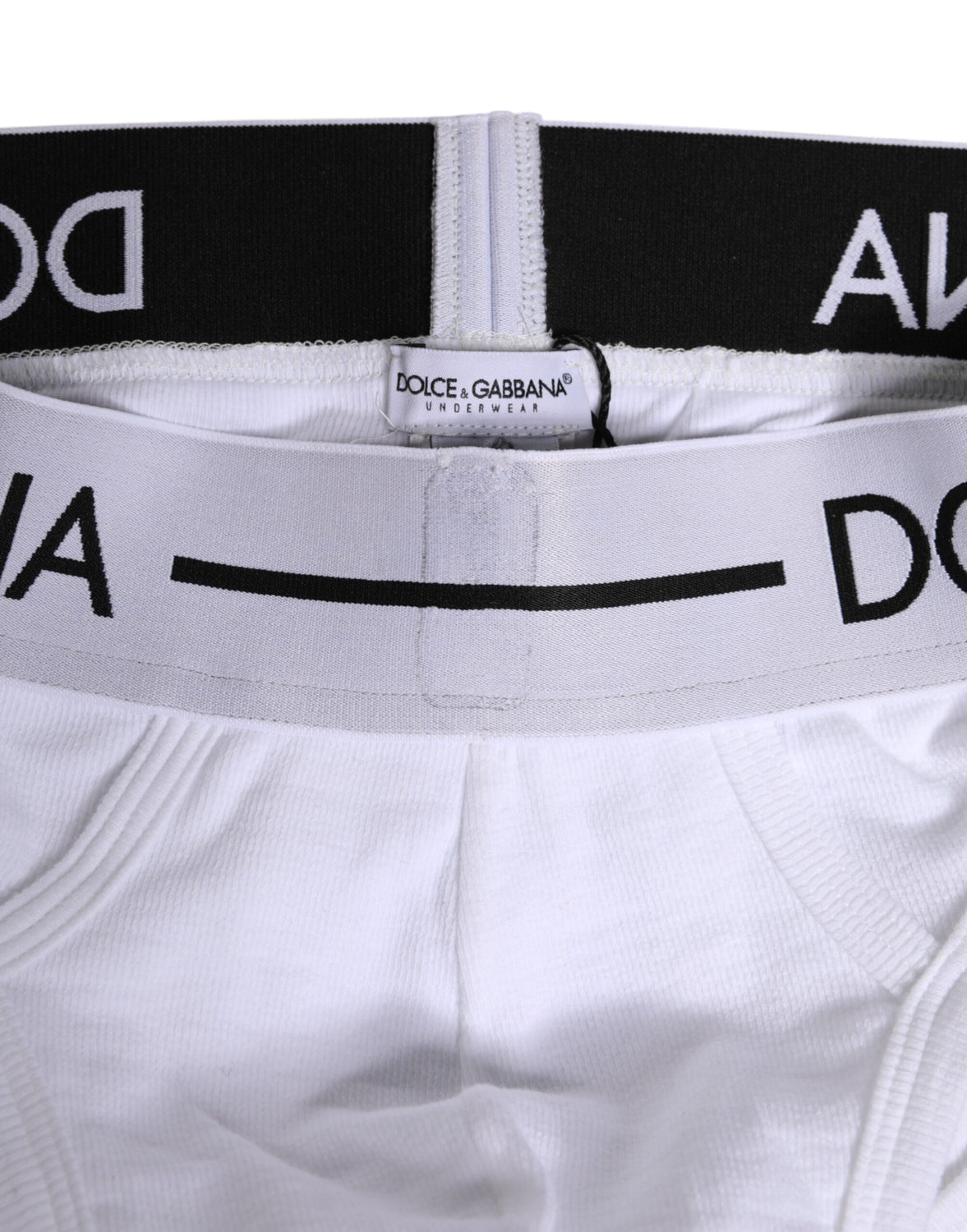 White Cotton Stretch Regular Brief Underwear