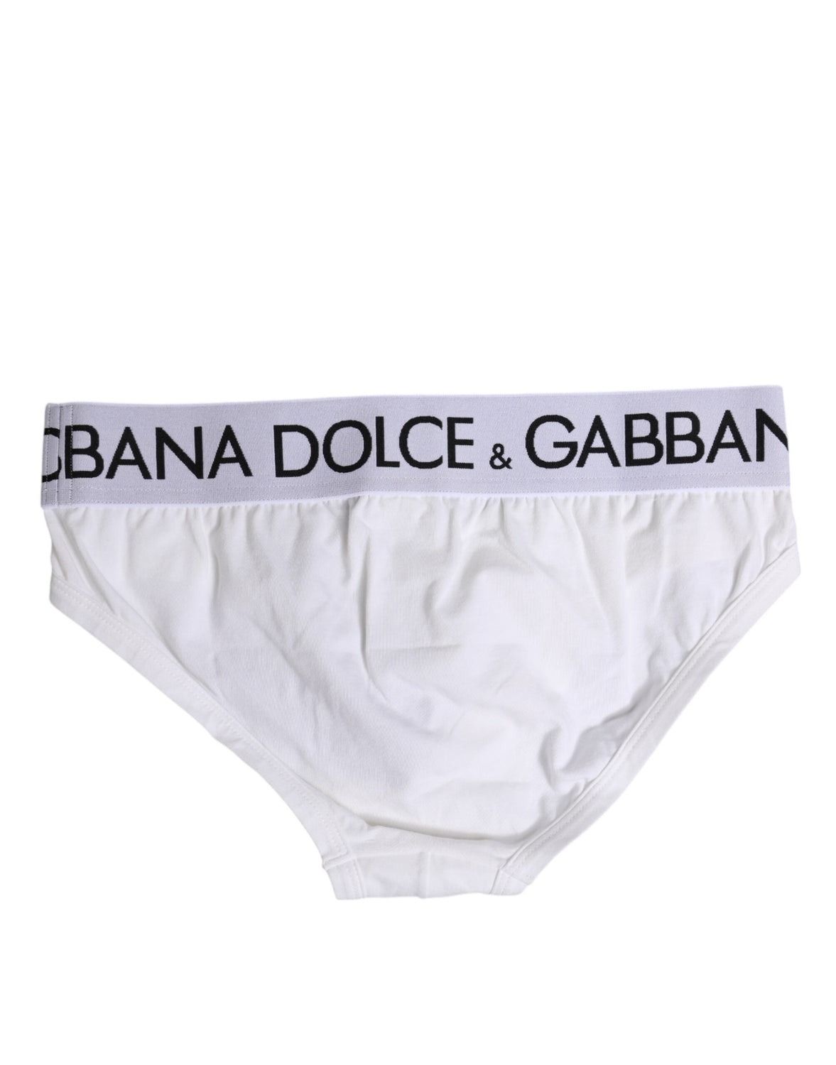 White Cotton Stretch Regular Brief Underwear