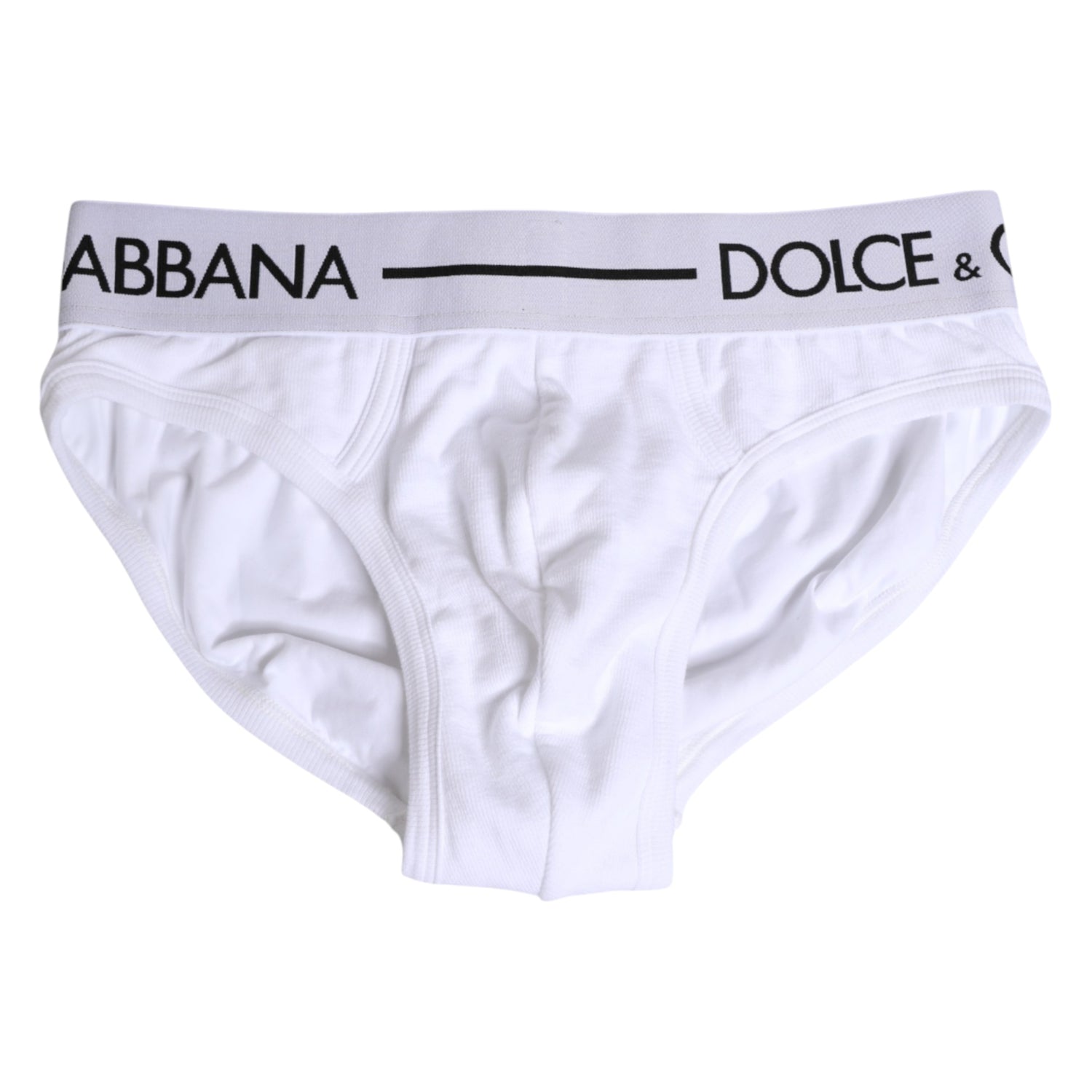 White Cotton Stretch Regular Brief Underwear