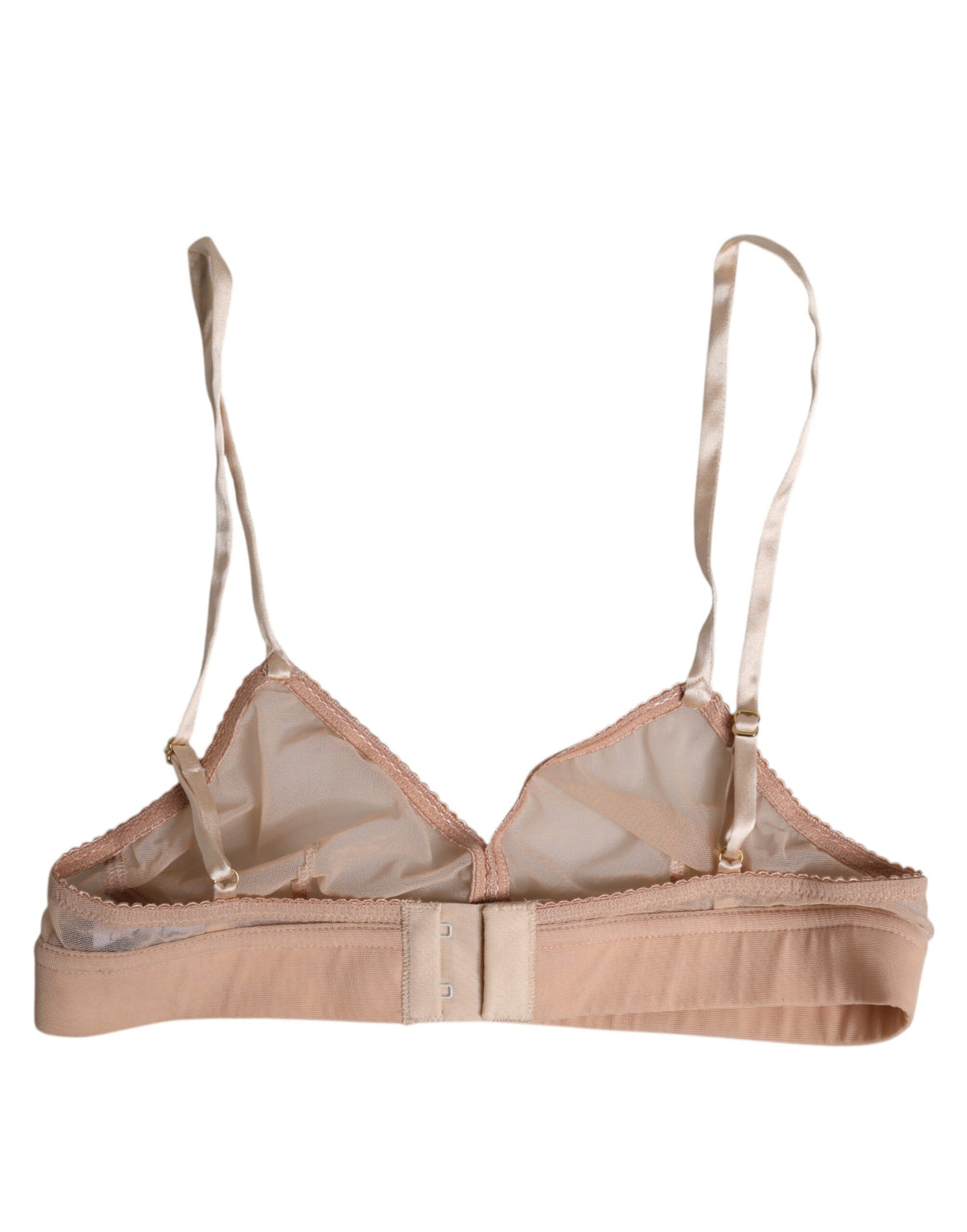Powder Pink Nylon DG Logo Non Wire Bra Underwear