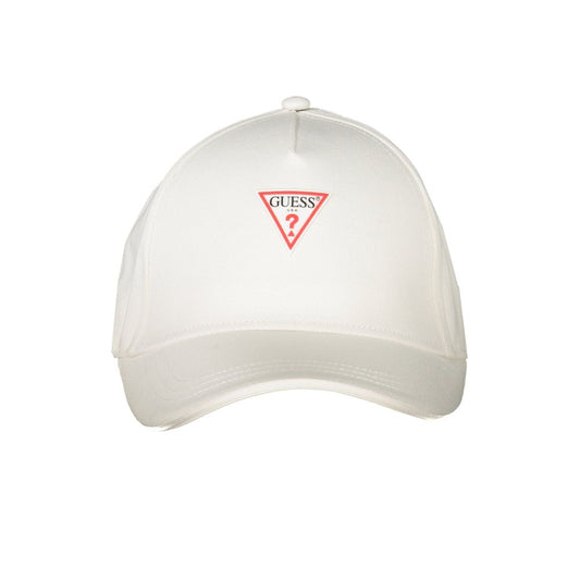 White Cotton Men Cap