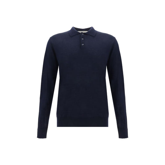 Blue Fleece Wool Shirt