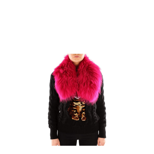 Pink Fur Foulards