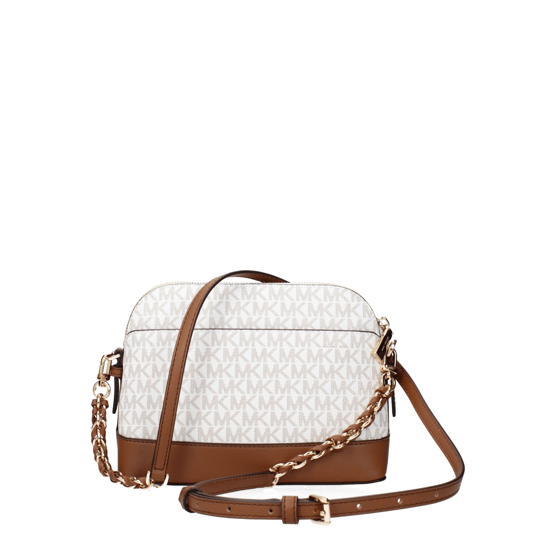 Beige Fabric Crossbody Bags