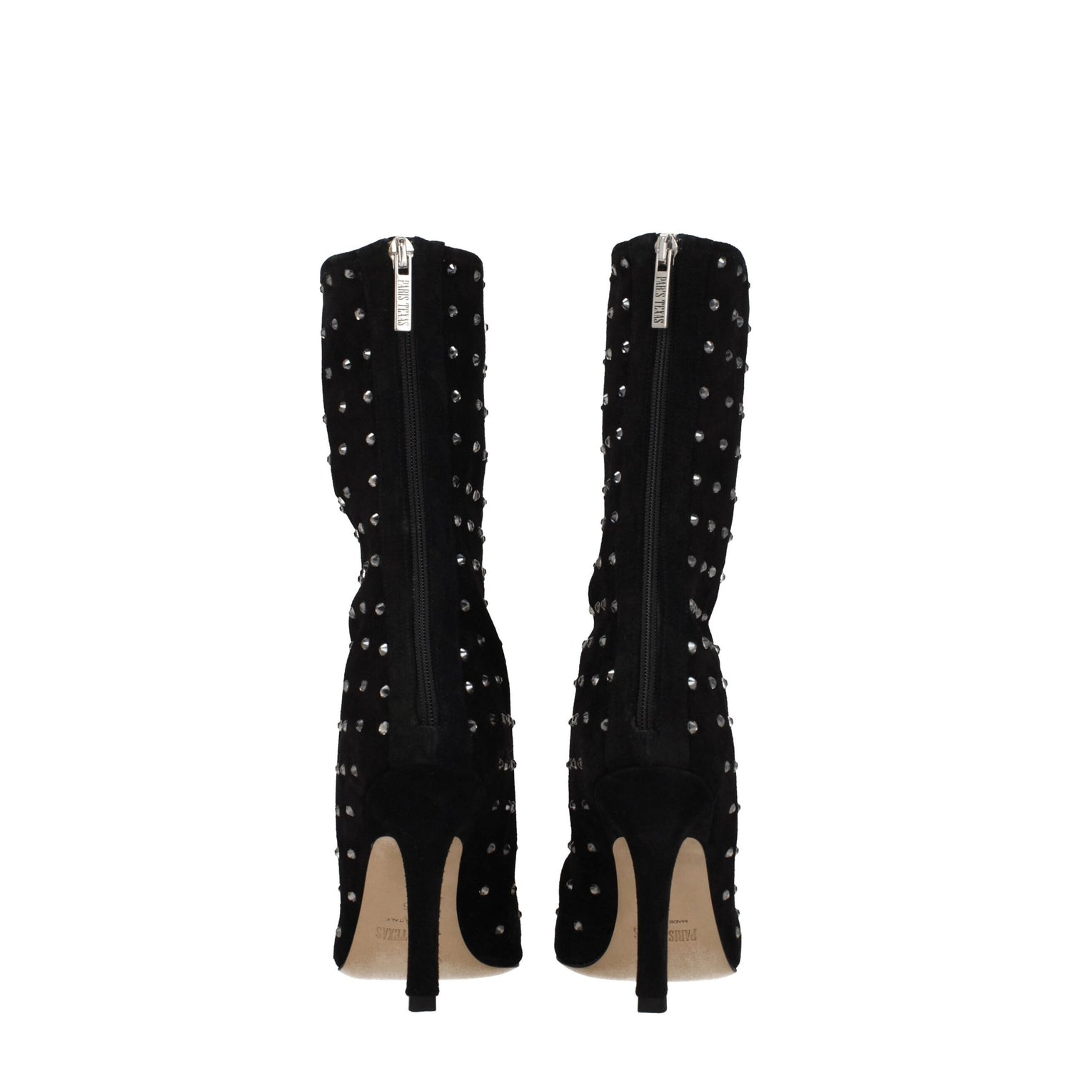 Black Leather Ankle Boots