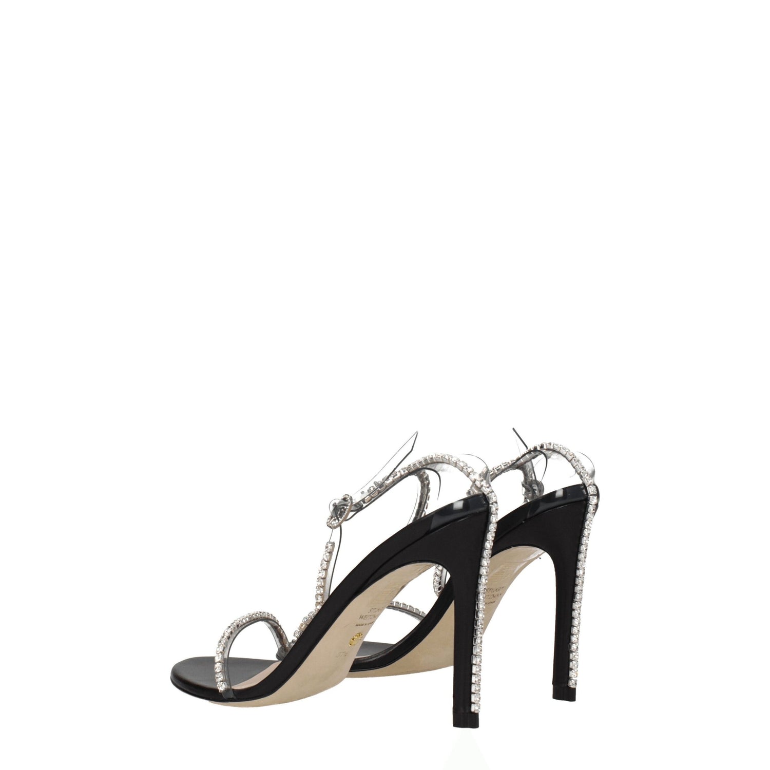 Transparent Pvc Stiletto Heels Sandals