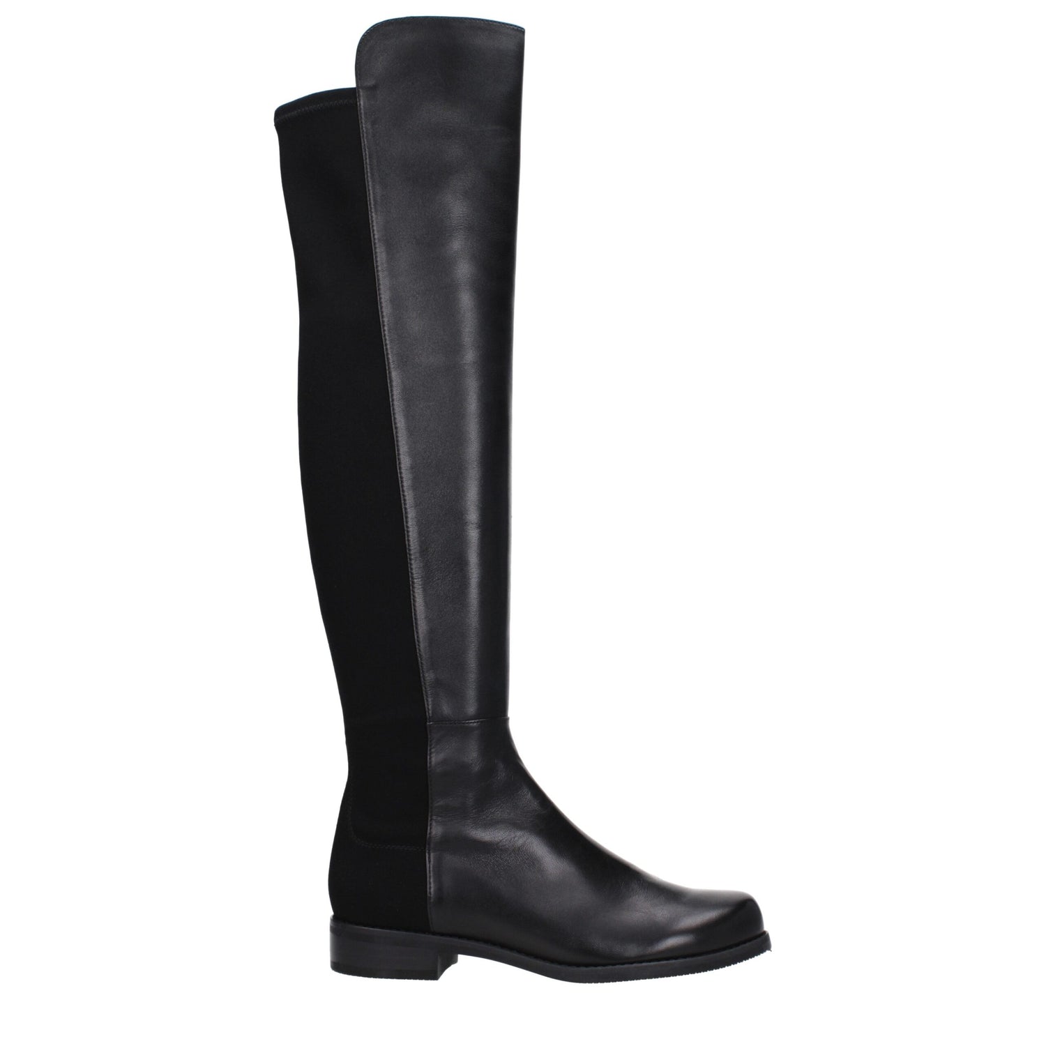 Black Leather Over The Knee