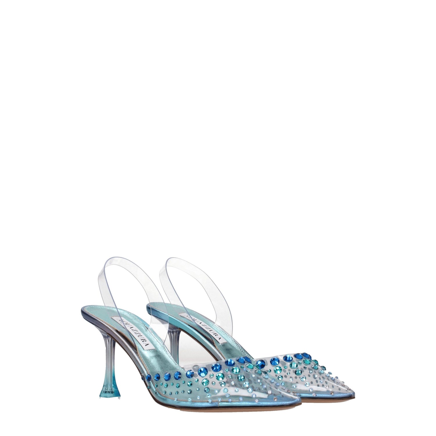 Transparent Pvc Stiletto Heels Sandals