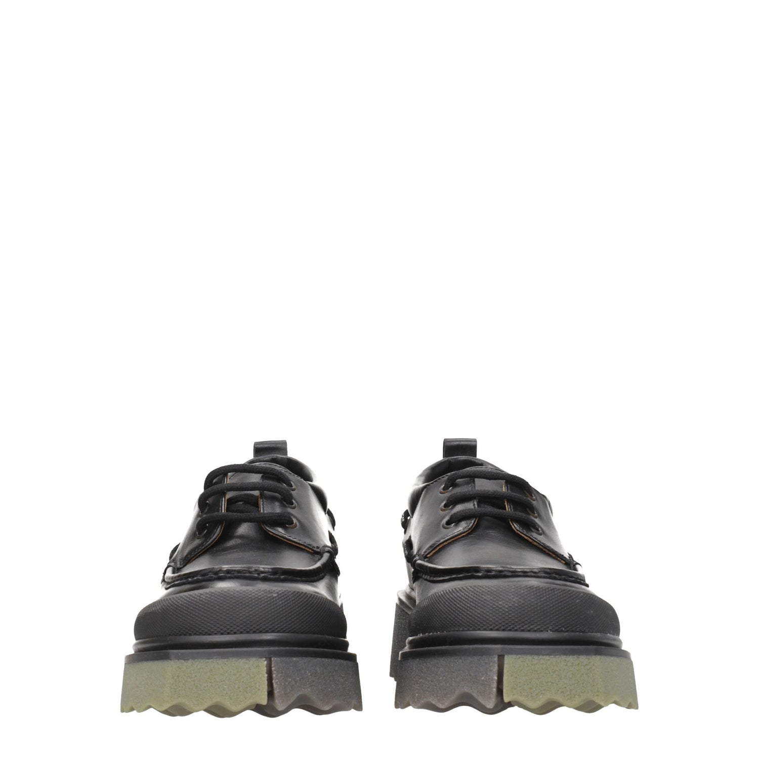 Black Leather Slip-On Loafers