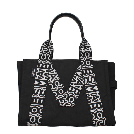 Black Fabric Shoulder Bag