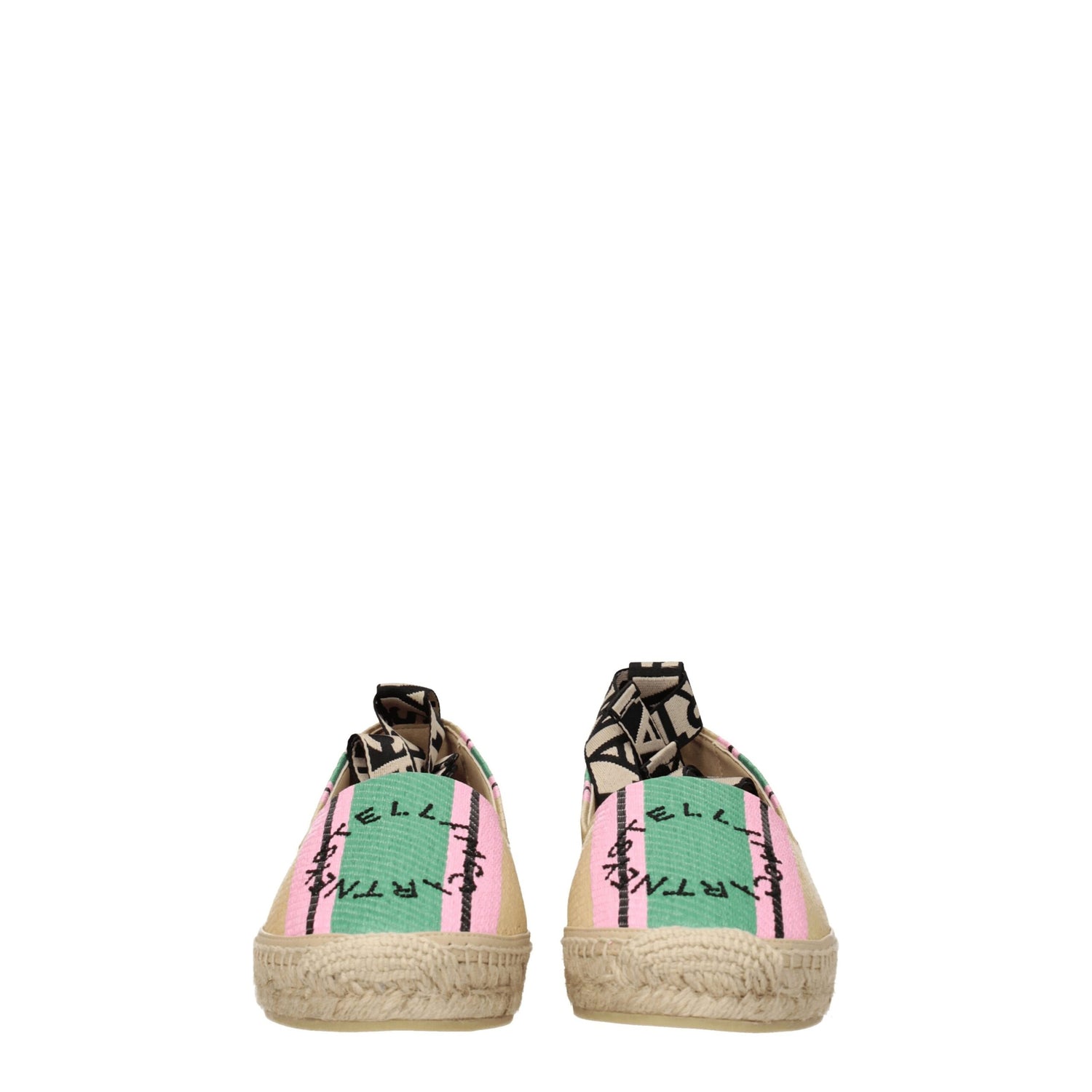 Multicolor Fabric Espadrilles