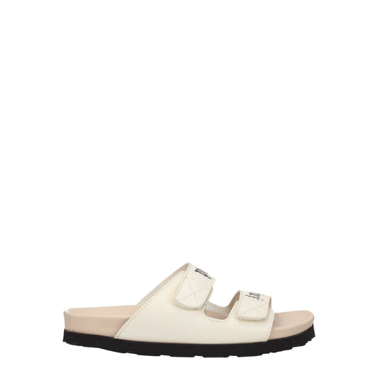 Beige Leather Sandals