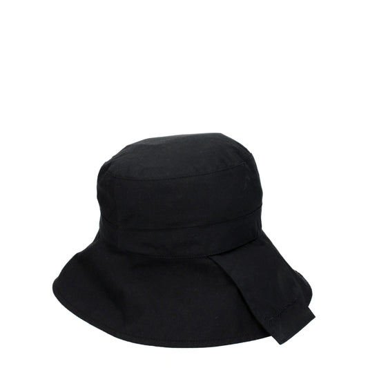 Black Cotton Bucket Hat
