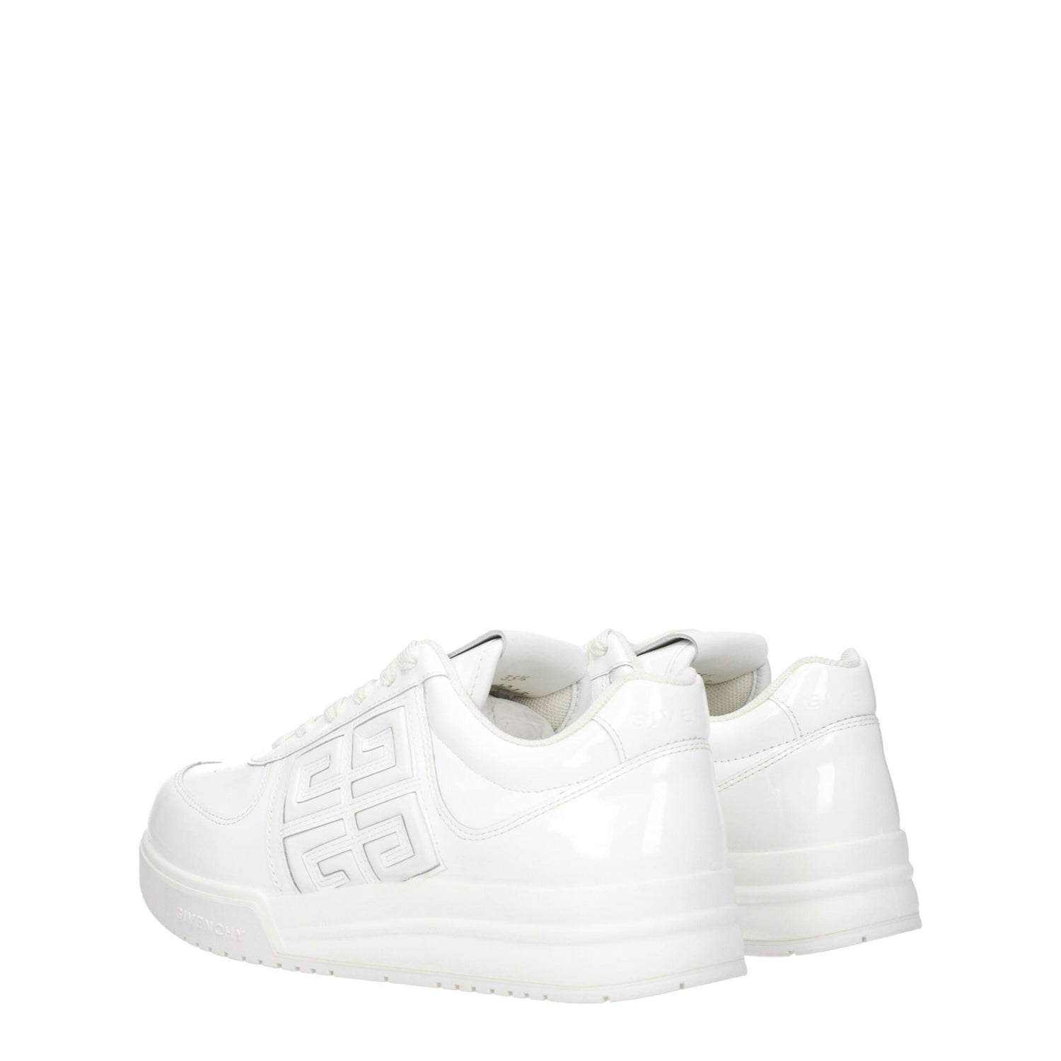 White Leather Low Tops