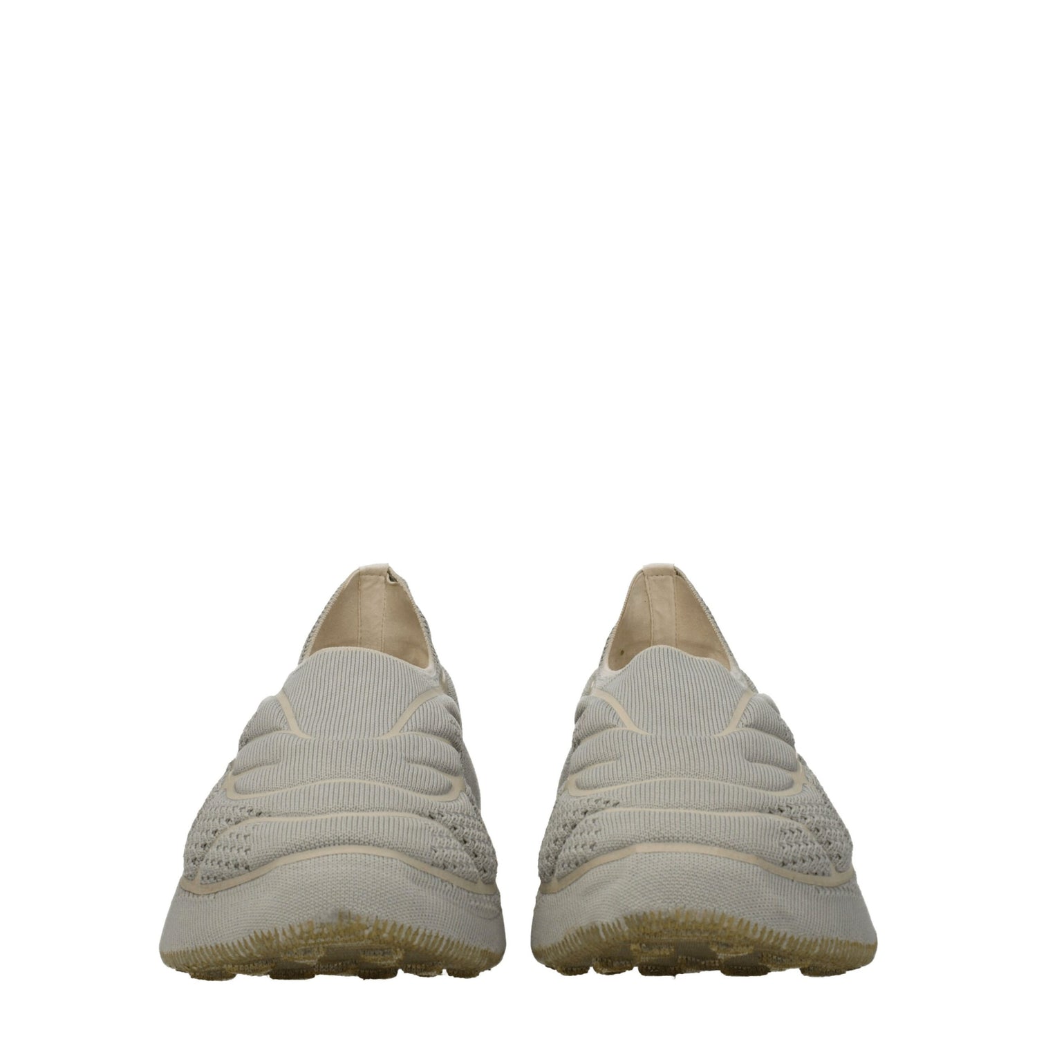 Gray Fabric Athletic Sneakers