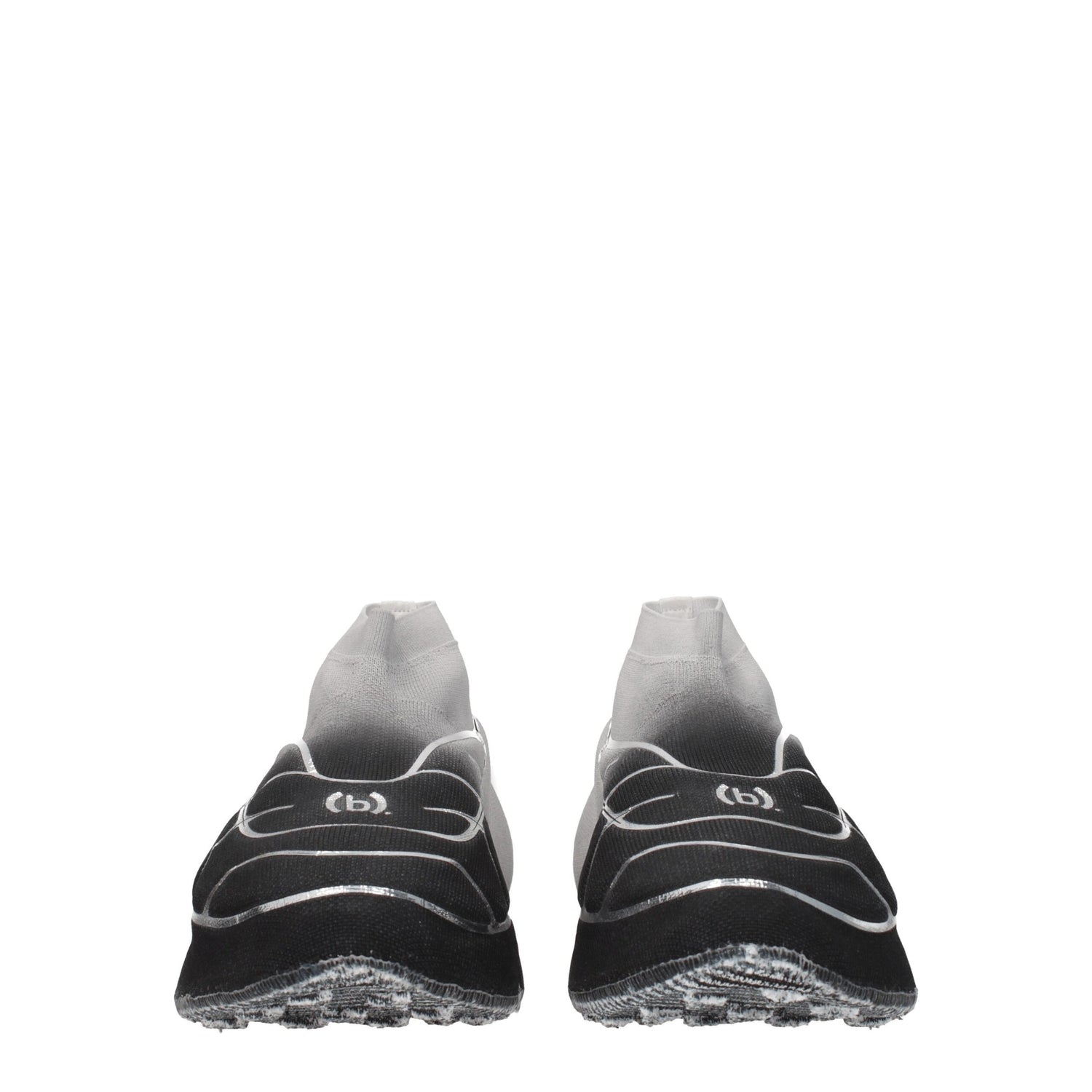 Black Fabric Athletic Sneakers