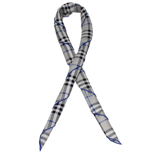 Gray Silk Foulard