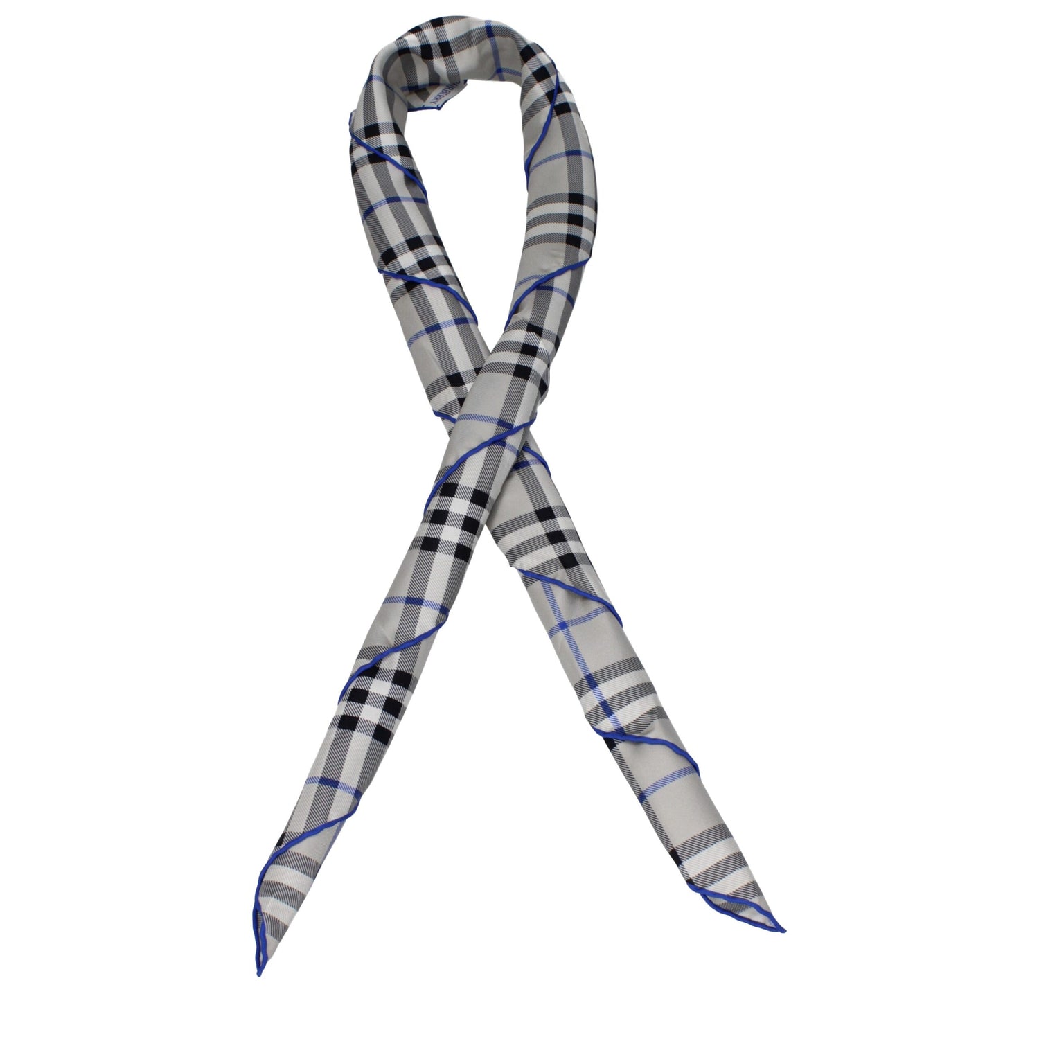Gray Silk Foulards