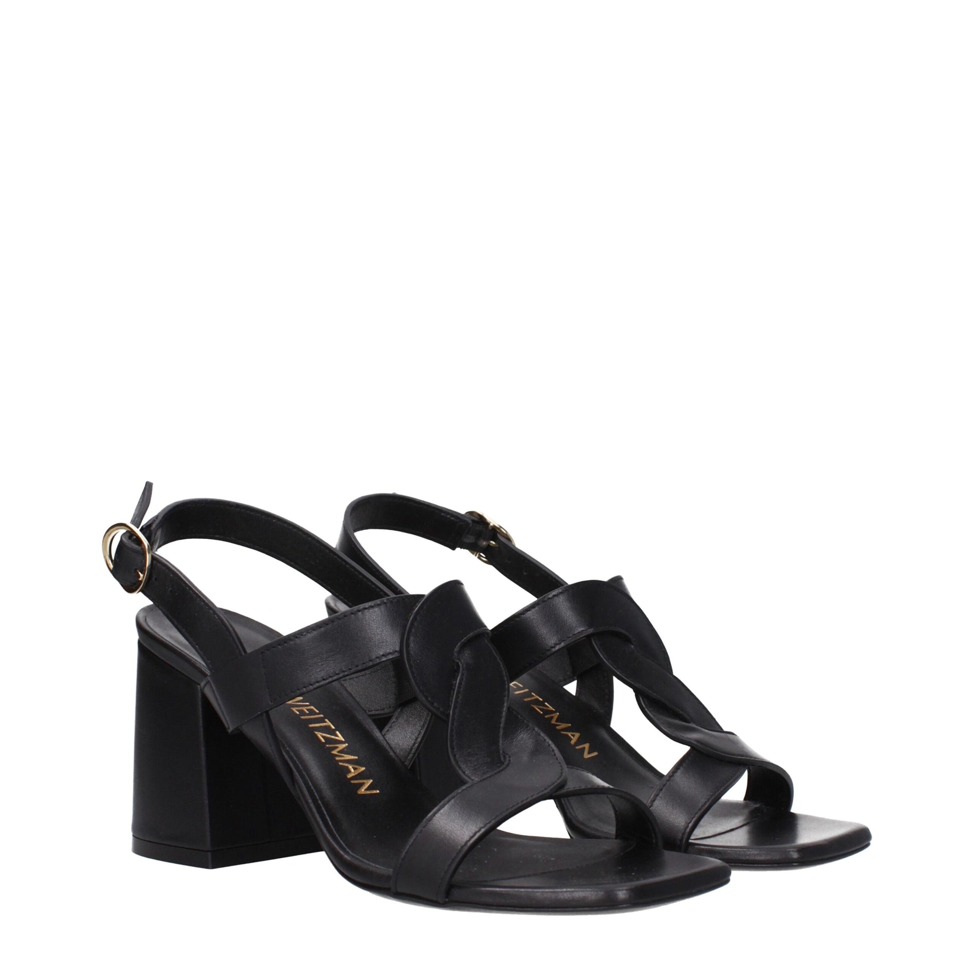 Black Leather Platforms