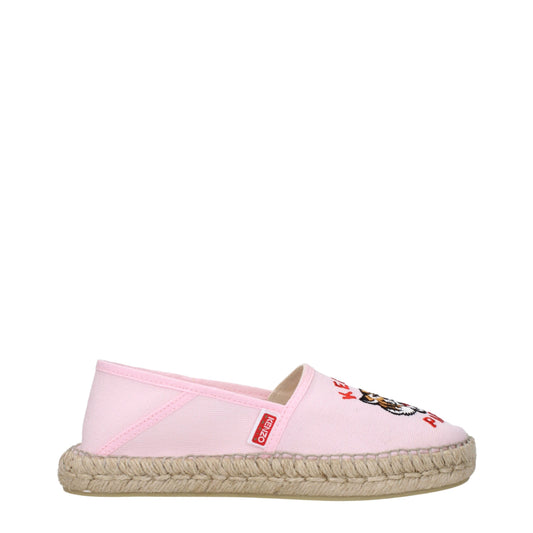 Pink Fabric Espadrilles