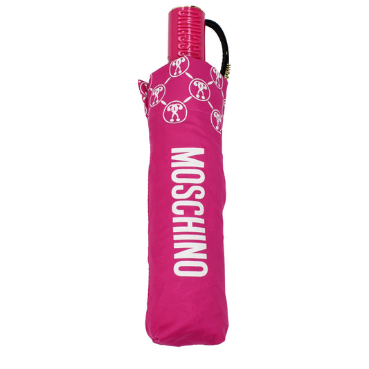 Pink Polyester Umbrella
