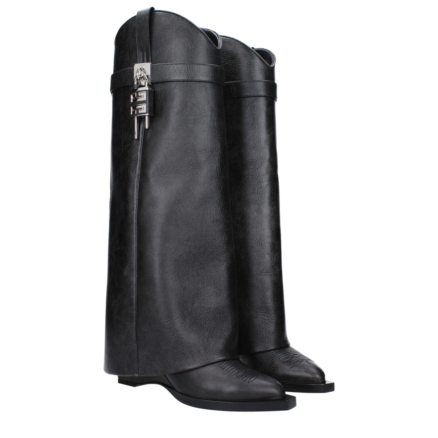 Black Leather Boots