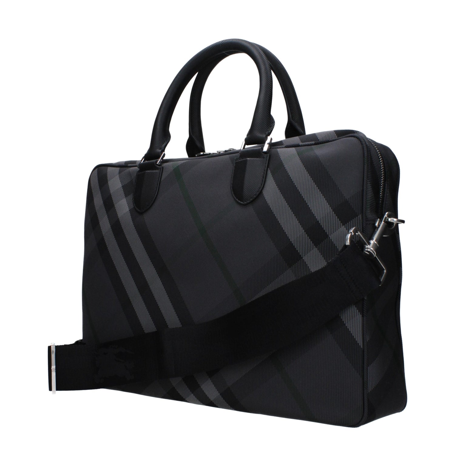 Gray Fabric Business And Laptop Bags