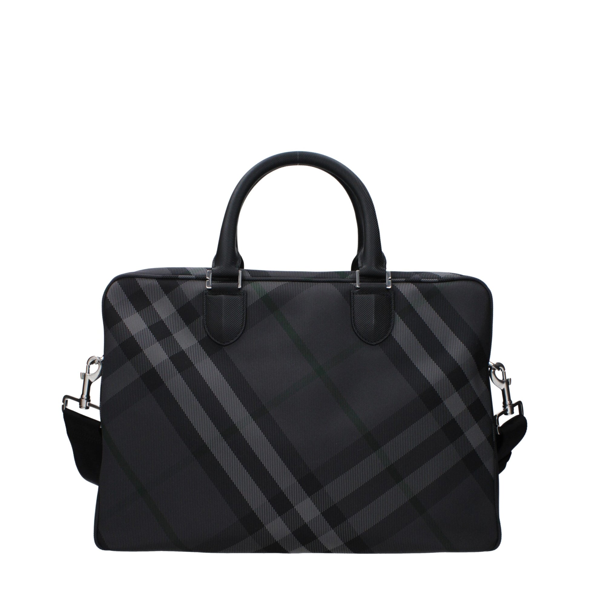 Gray Fabric Business And Laptop Bags