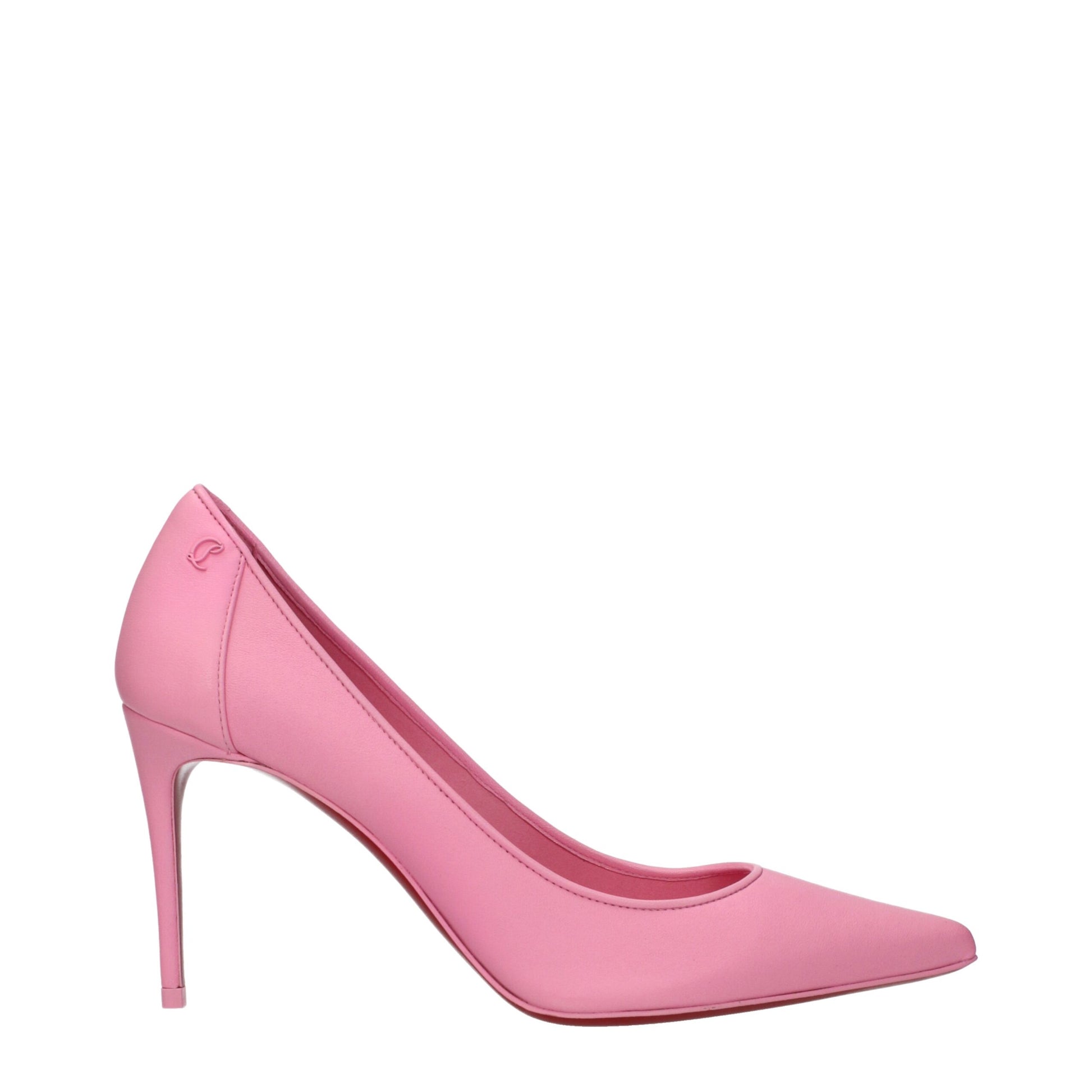 Pink Leather Broch