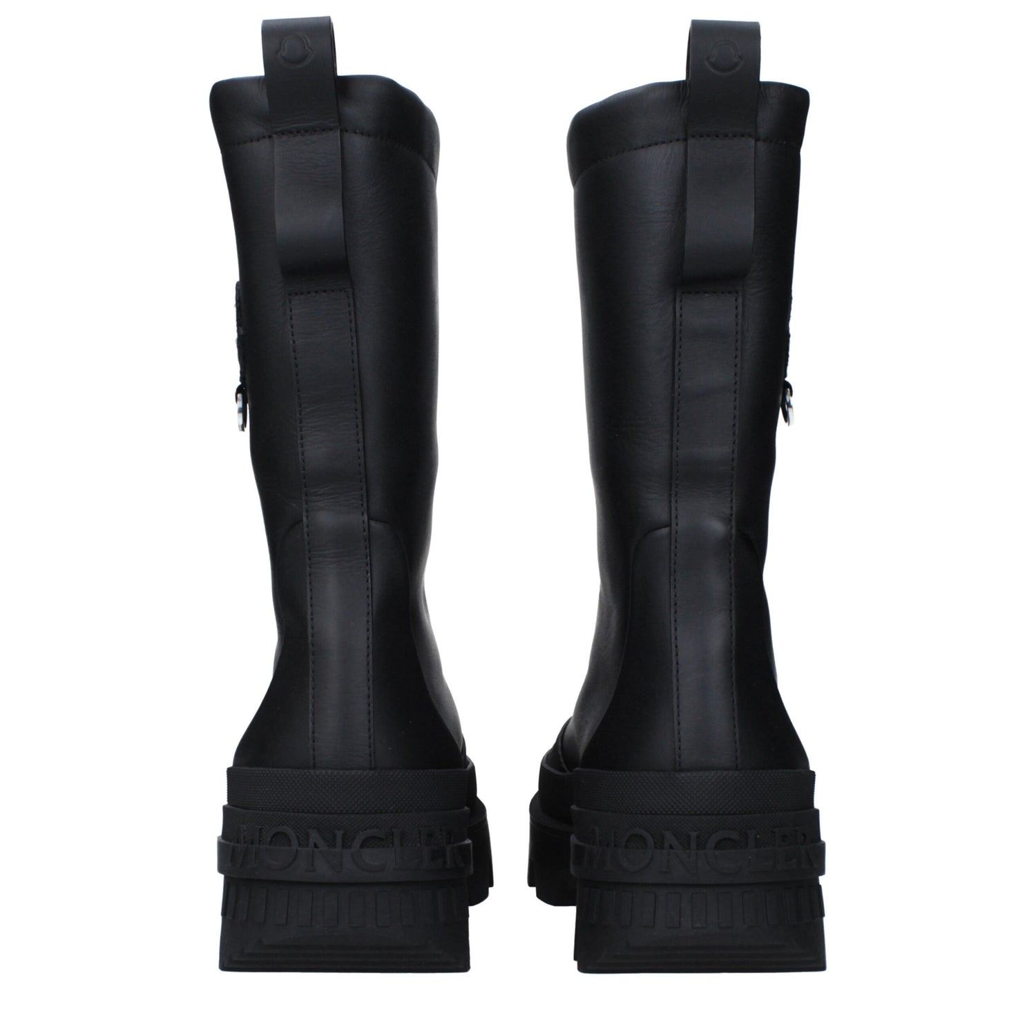 Black Leather Ankle Boots