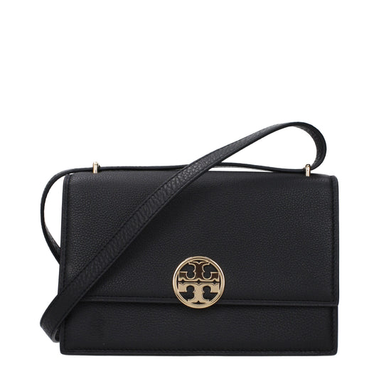 Black Leather Crossbody Bag