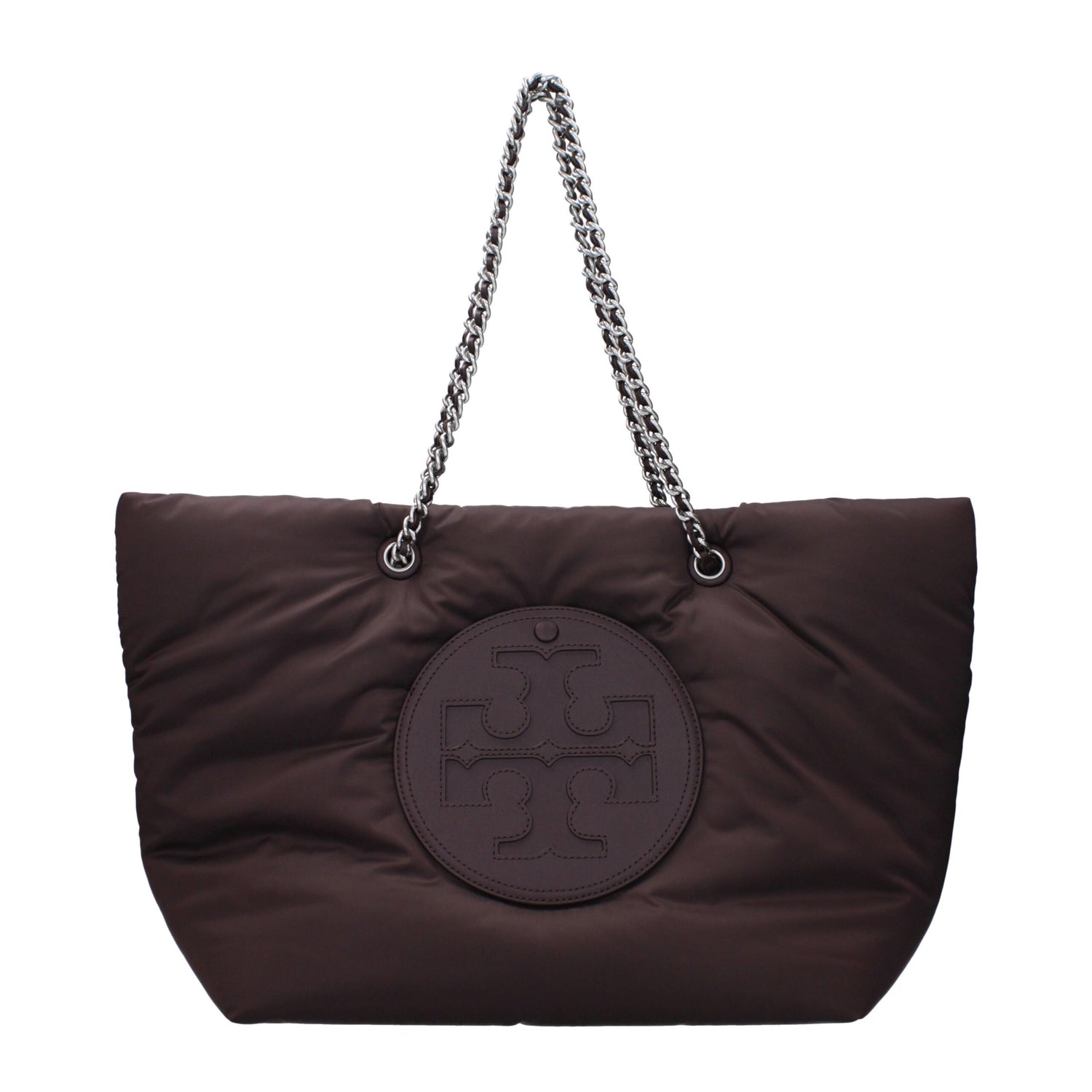 Purple Fabric Shoulder Bags