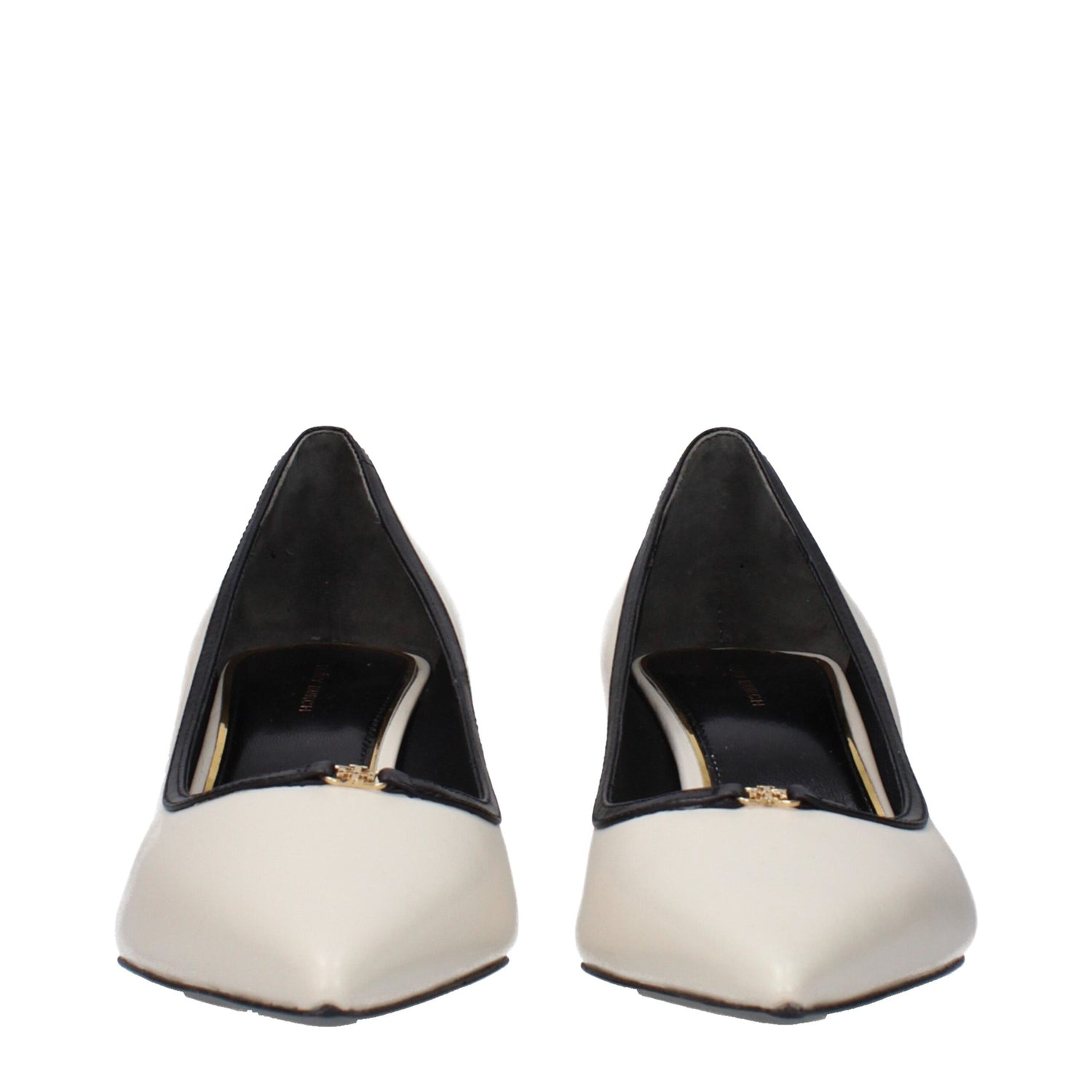 Beige Leather Broch