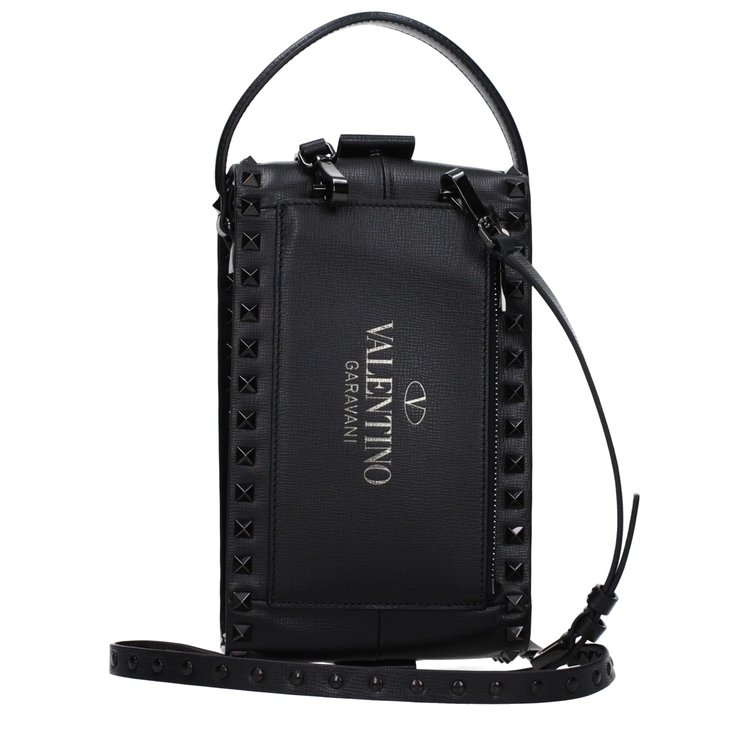 Black Leather Clutch Bags