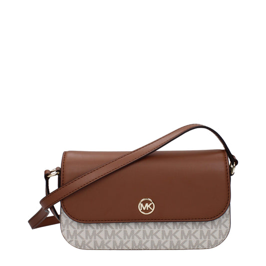 Brown Fabric Crossbody Bags