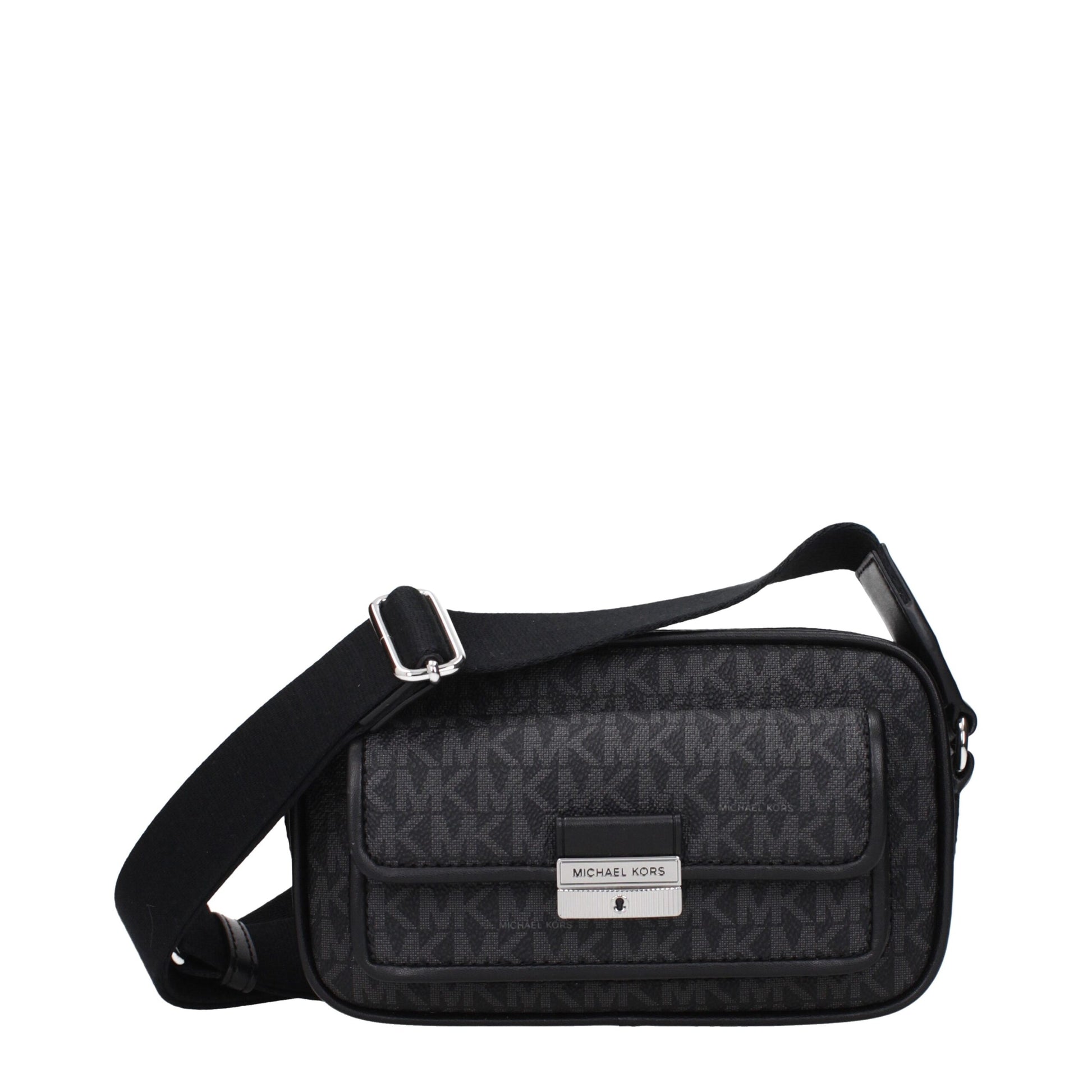 Black Fabric Crossbody Bags