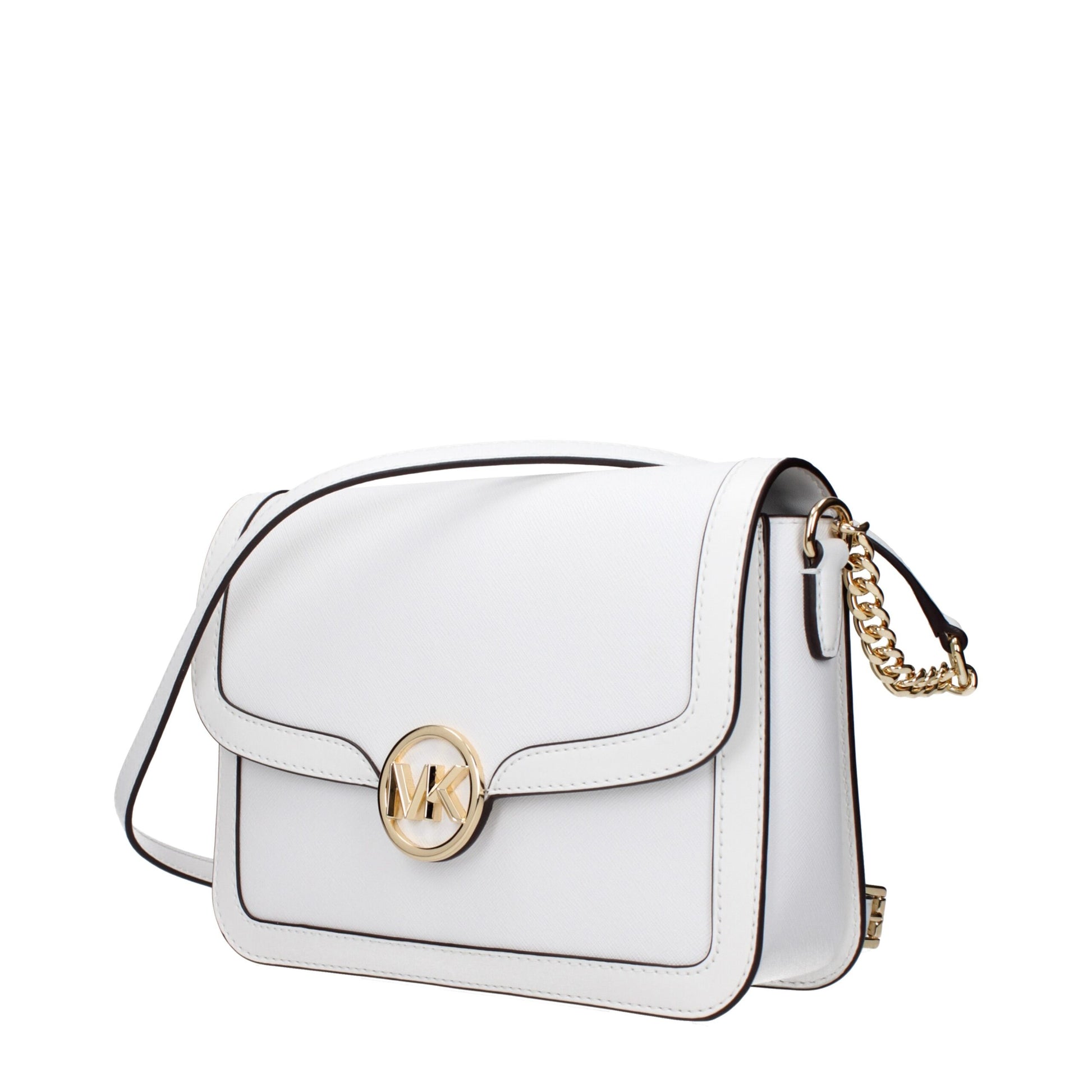White Leather Crossbody Bag