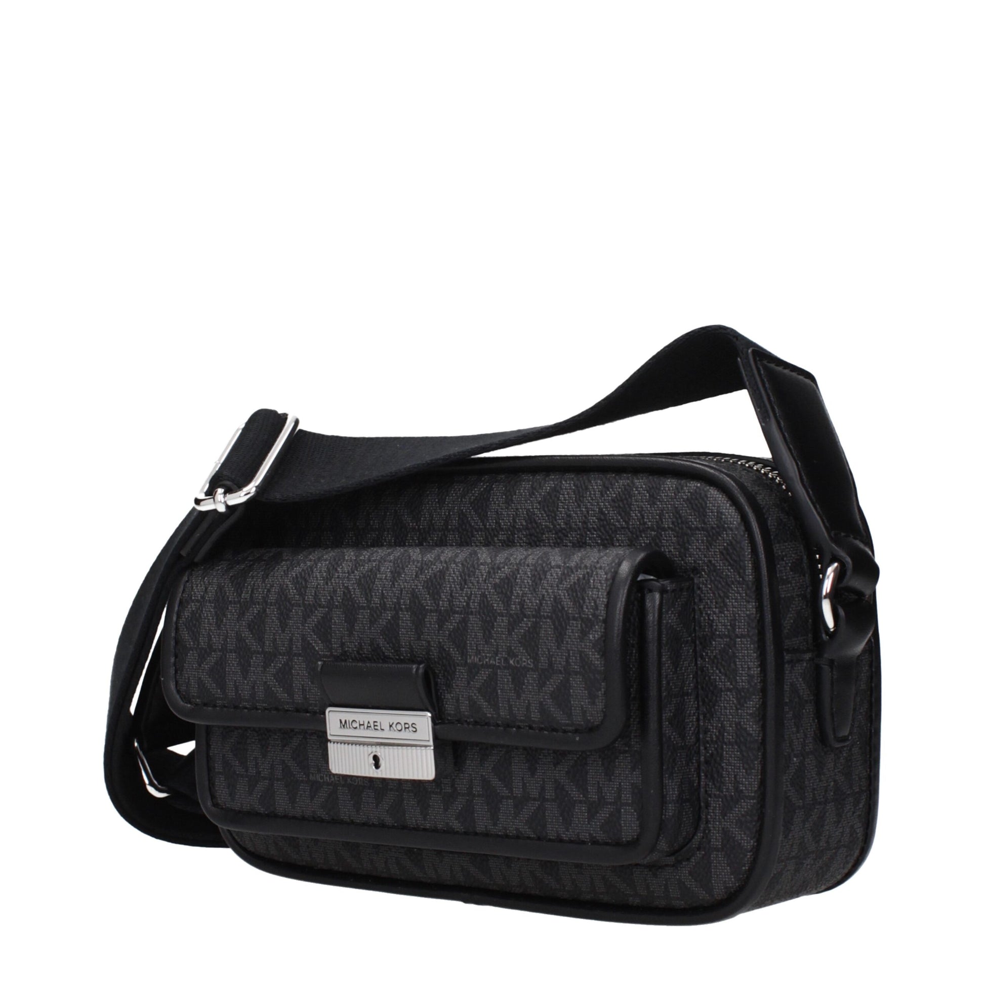 Black Fabric Crossbody Bags
