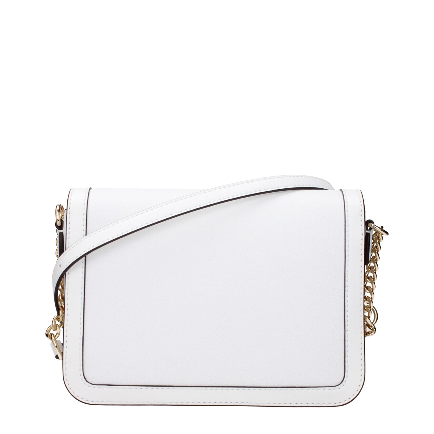 White Leather Crossbody Bag