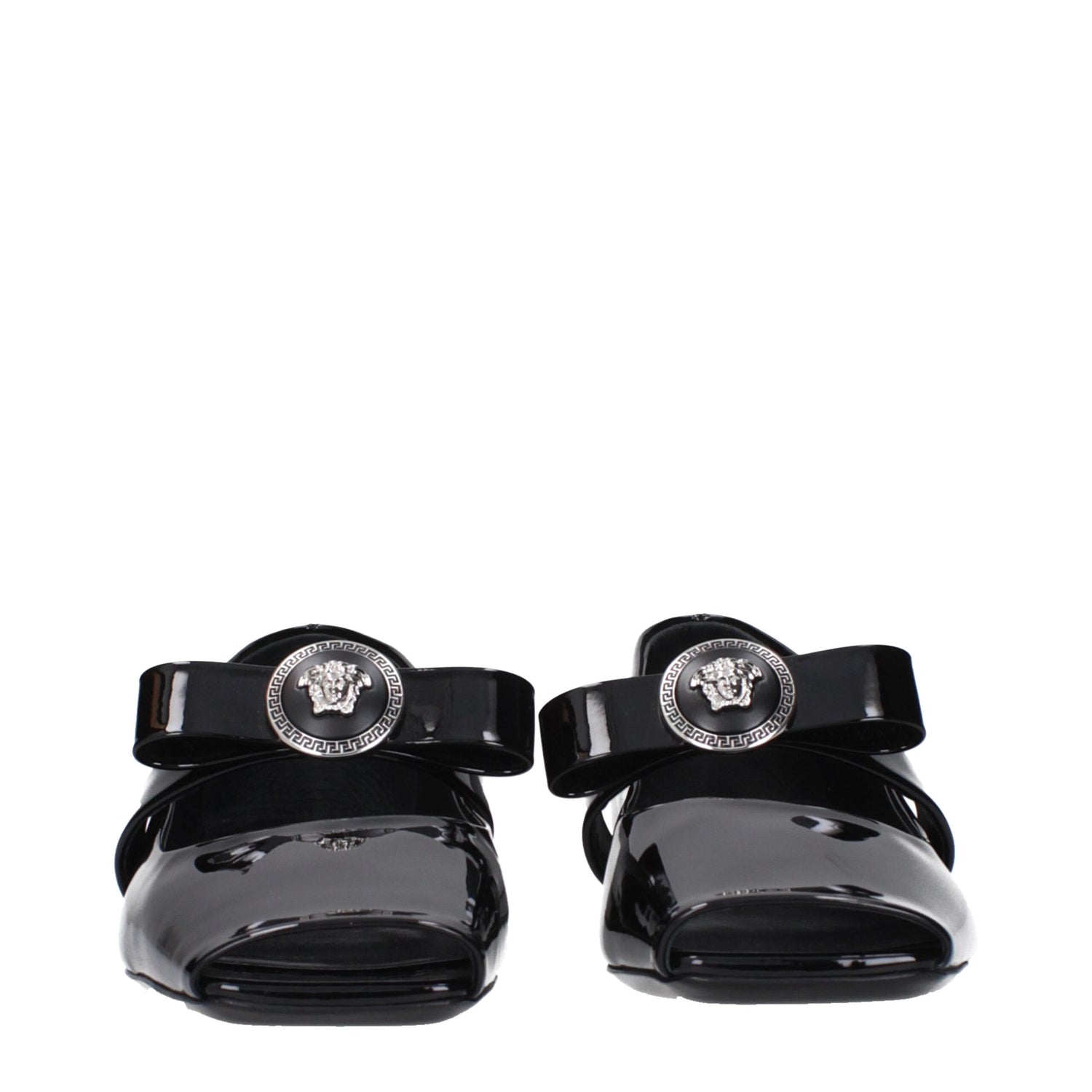 Black Leather Ballet Flats