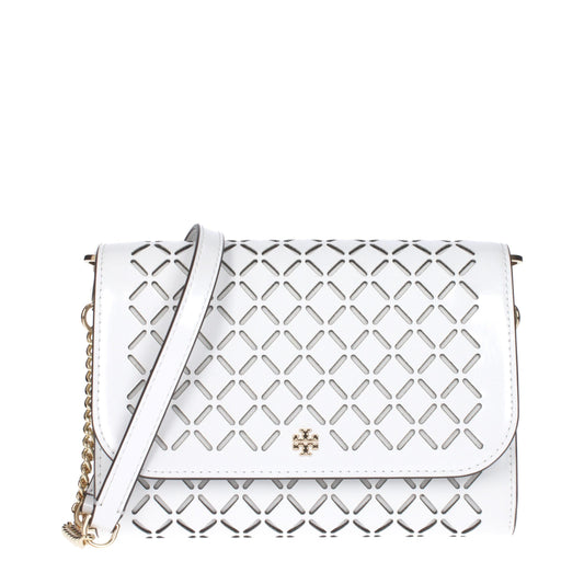 White Leather Clutch Bags