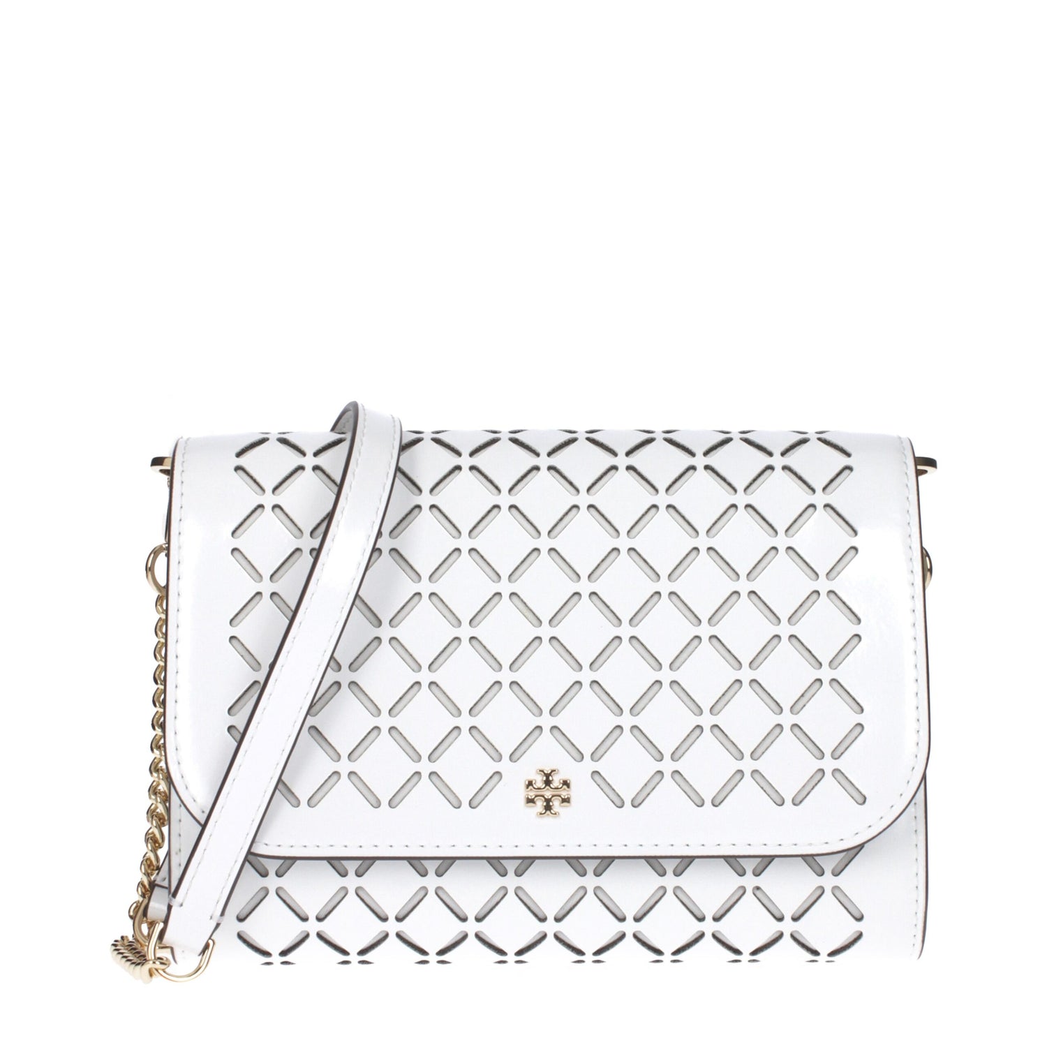 White Leather Clutch Bags