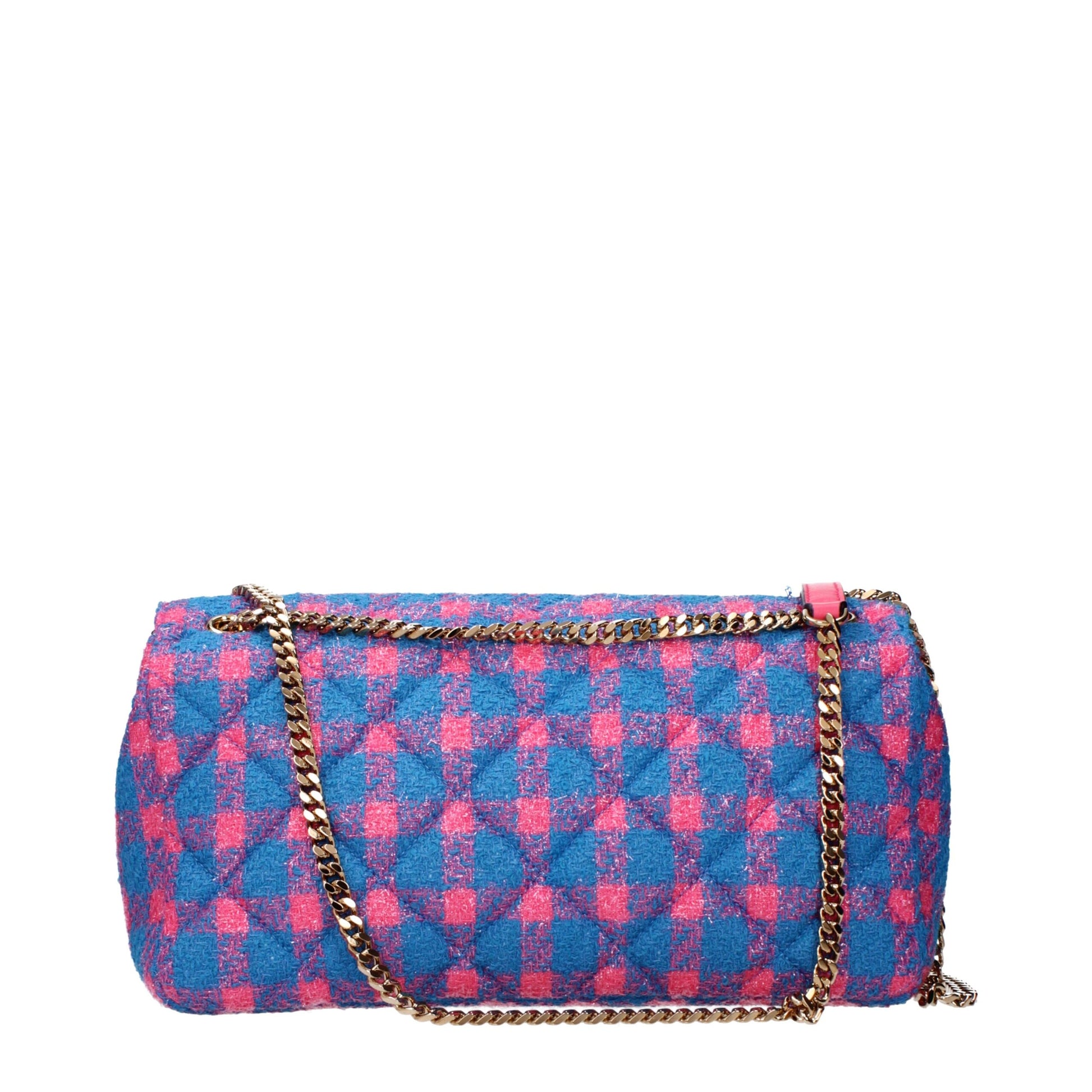 Blue Fabric Crossbody Bags