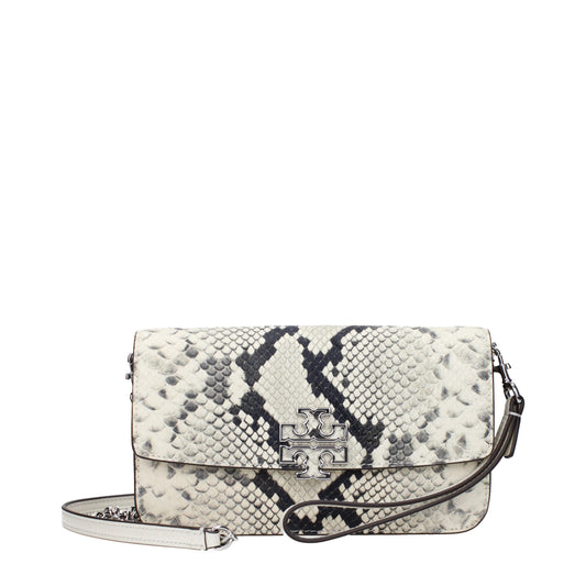 White Leather Clutch Bags