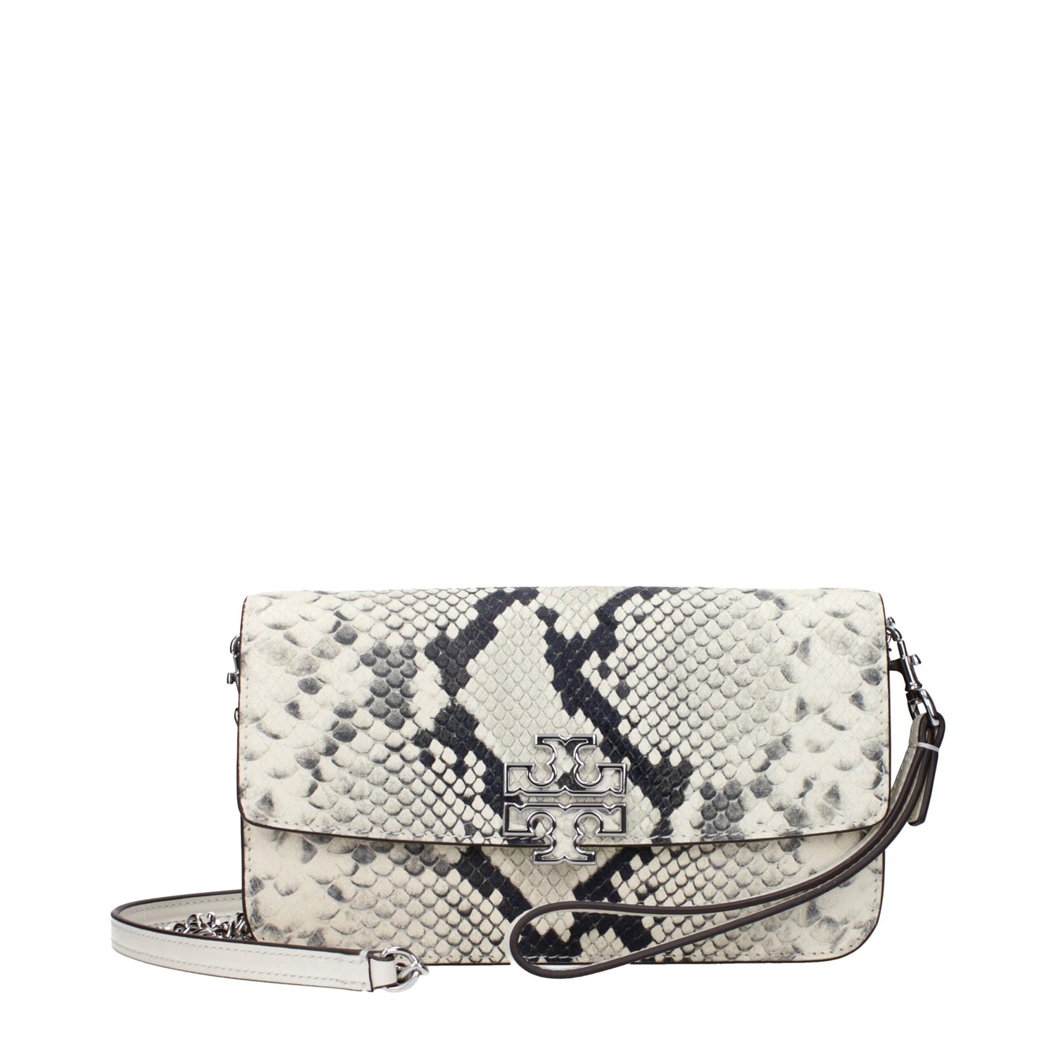 White Leather Clutch Bags