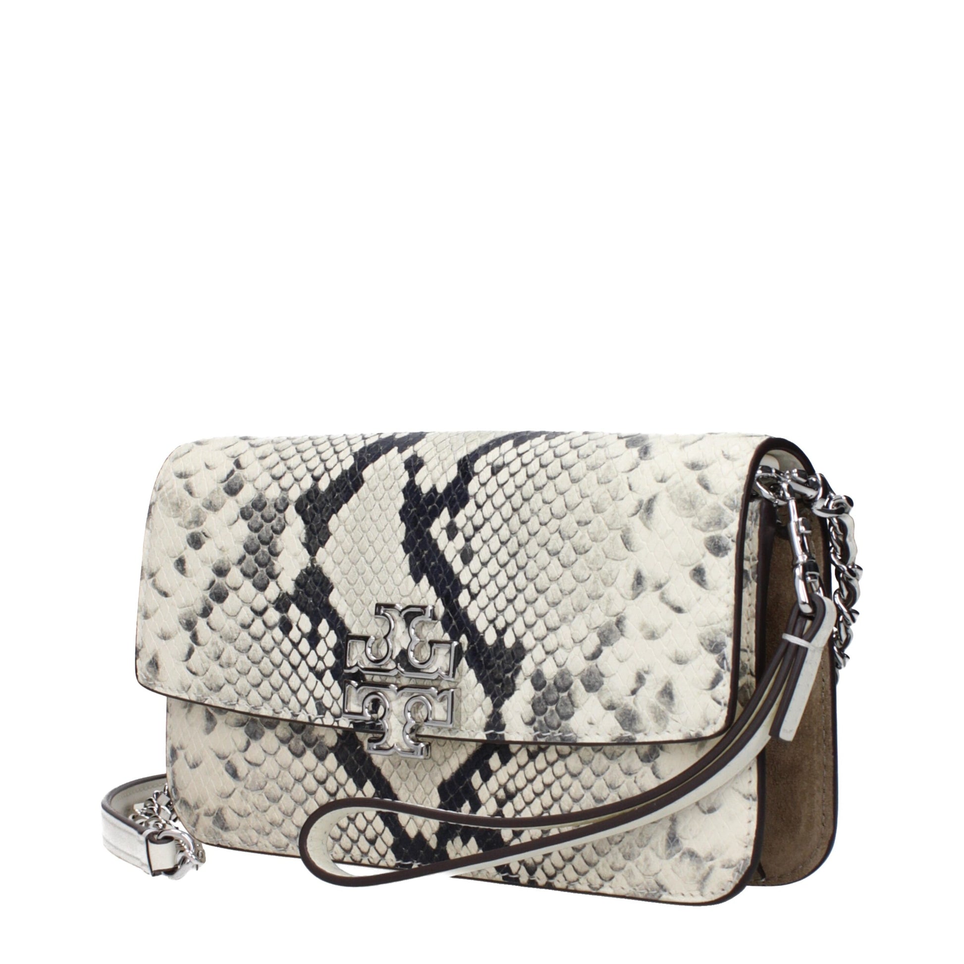 White Leather Clutch Bags